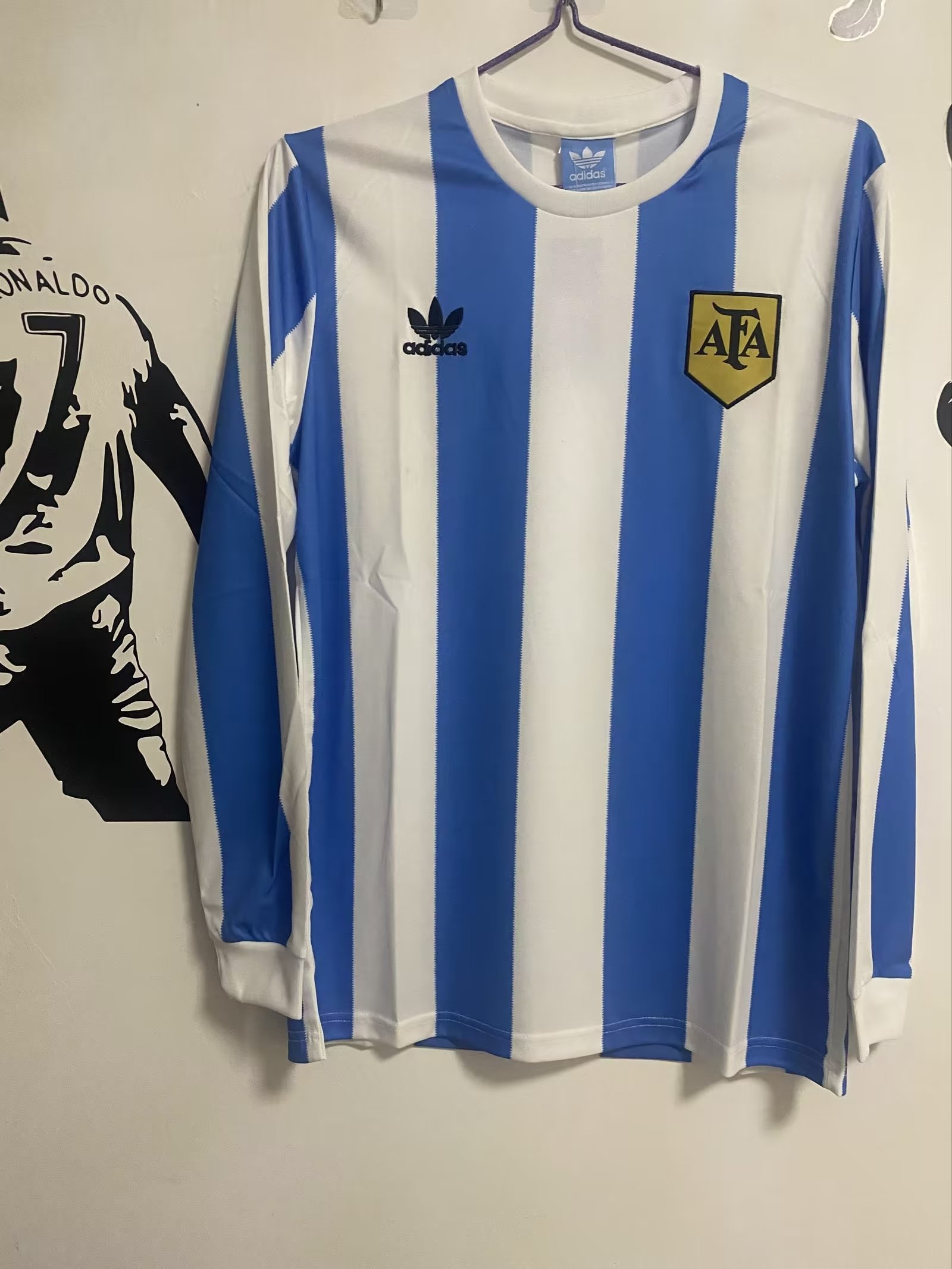 1978 Argentina Home Long sleeve Vintage Shirt