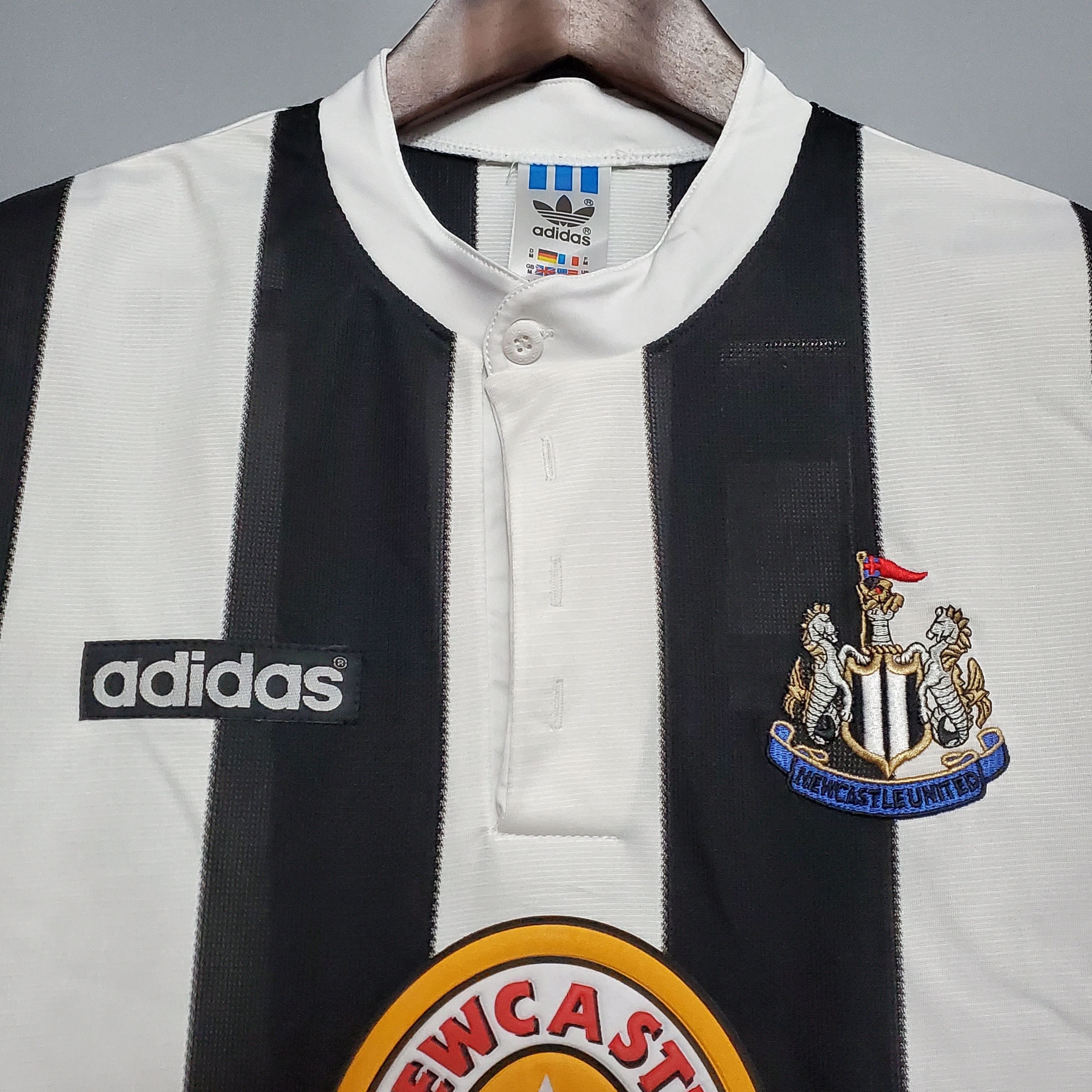 1995/97 Newcastle United Home Short Sleeve Retro Football Shirt  