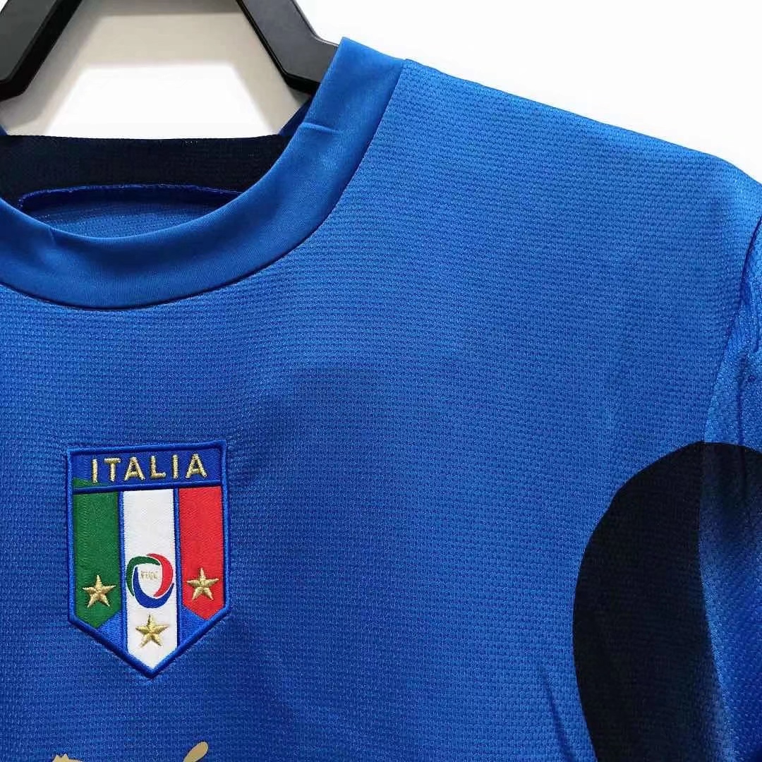 2006 Italy home national team retro football jersey