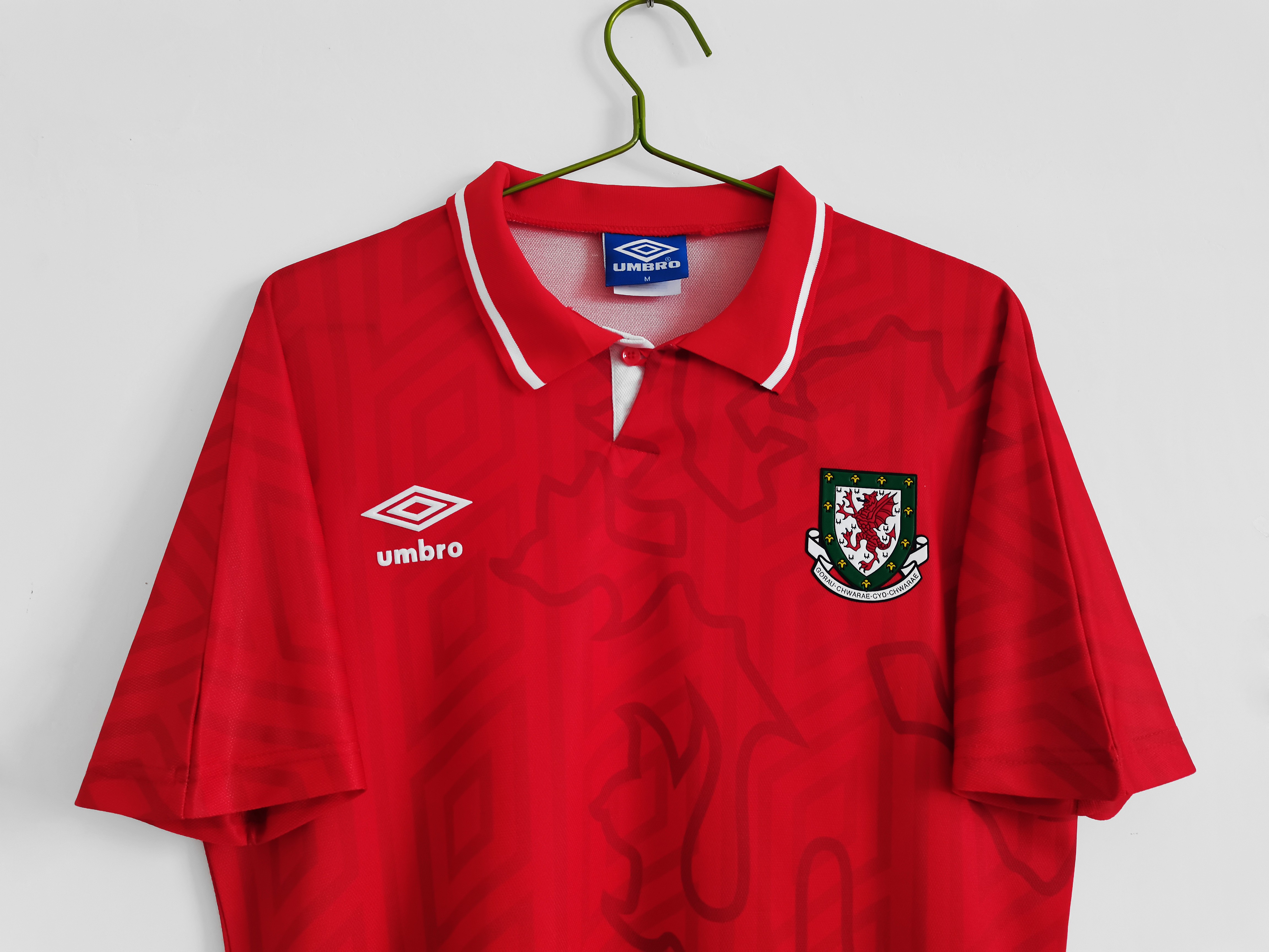 1992/94 Wales home national team retro jersey