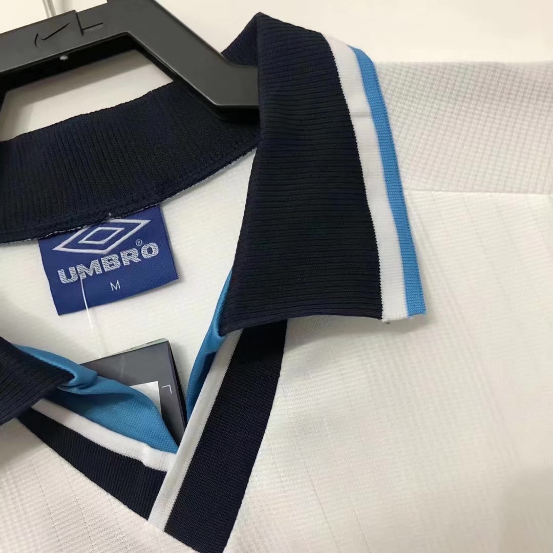 1996 England Home National Team Retro Football Jersey