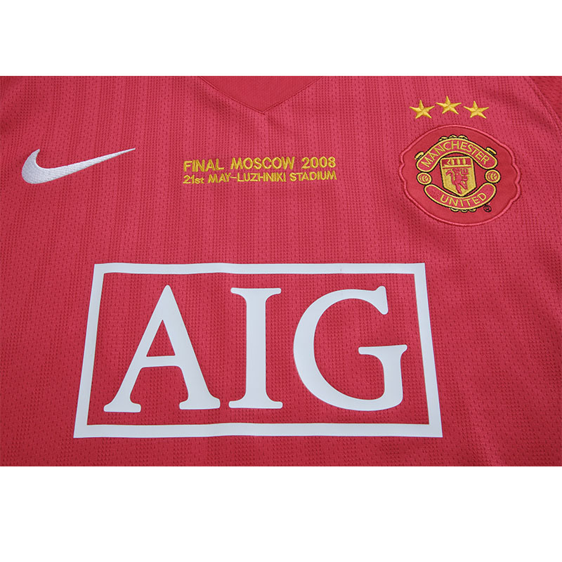 2008/09 Manchester united Home Euro Three Stars