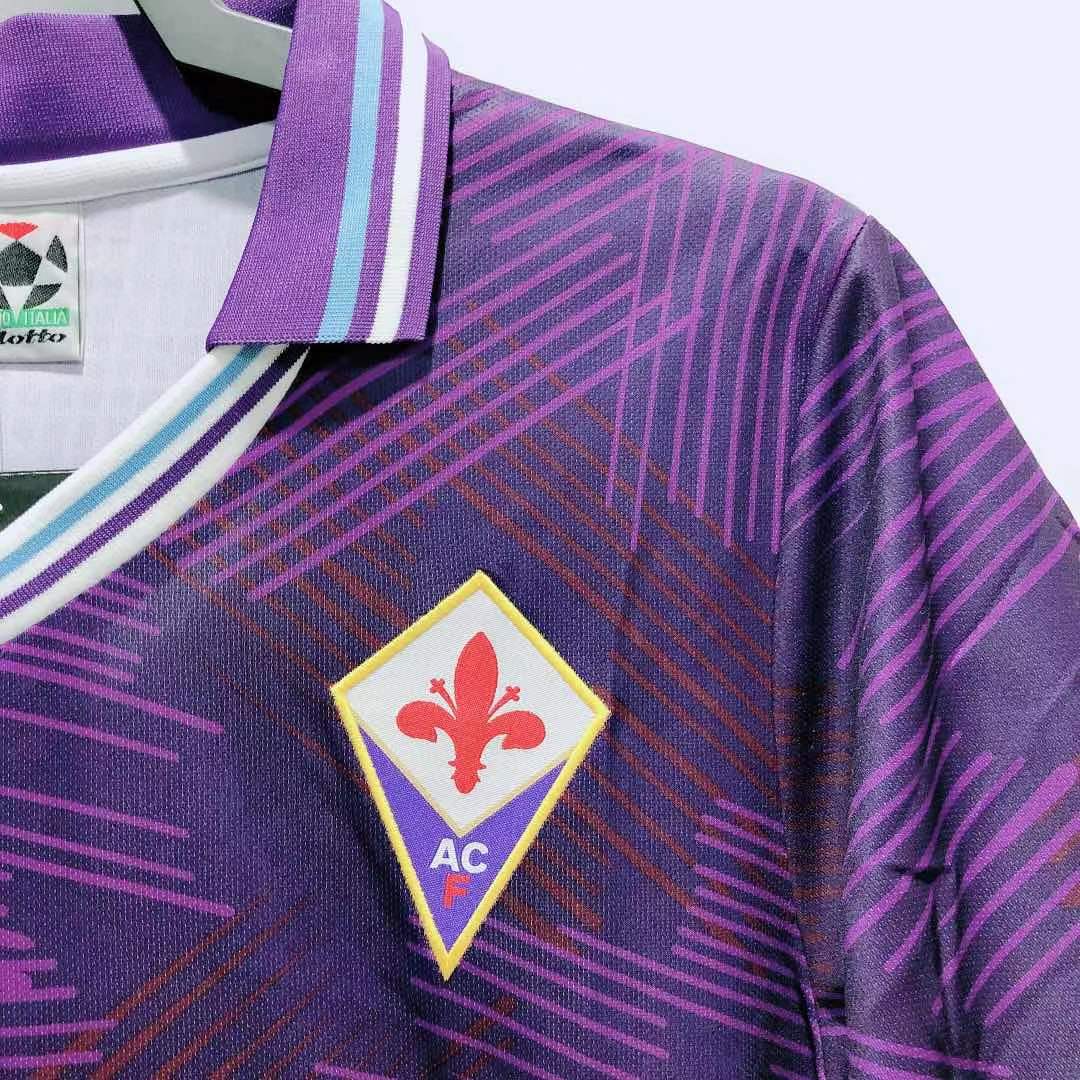 1992/93 Fiorentina Home Retro Football Shirt
