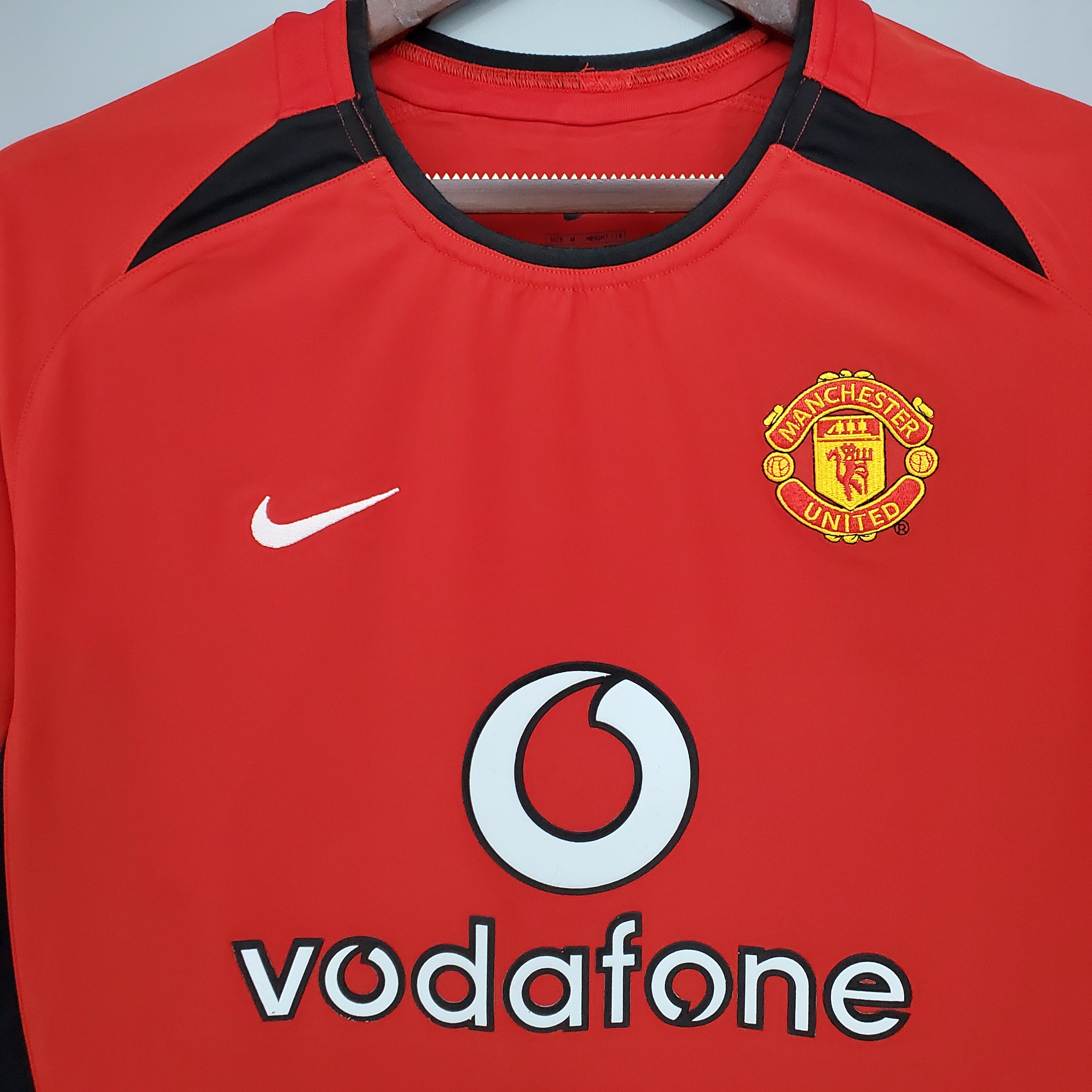 2002/04 Manchester United Home MUFC Retro Football Shirt M-U