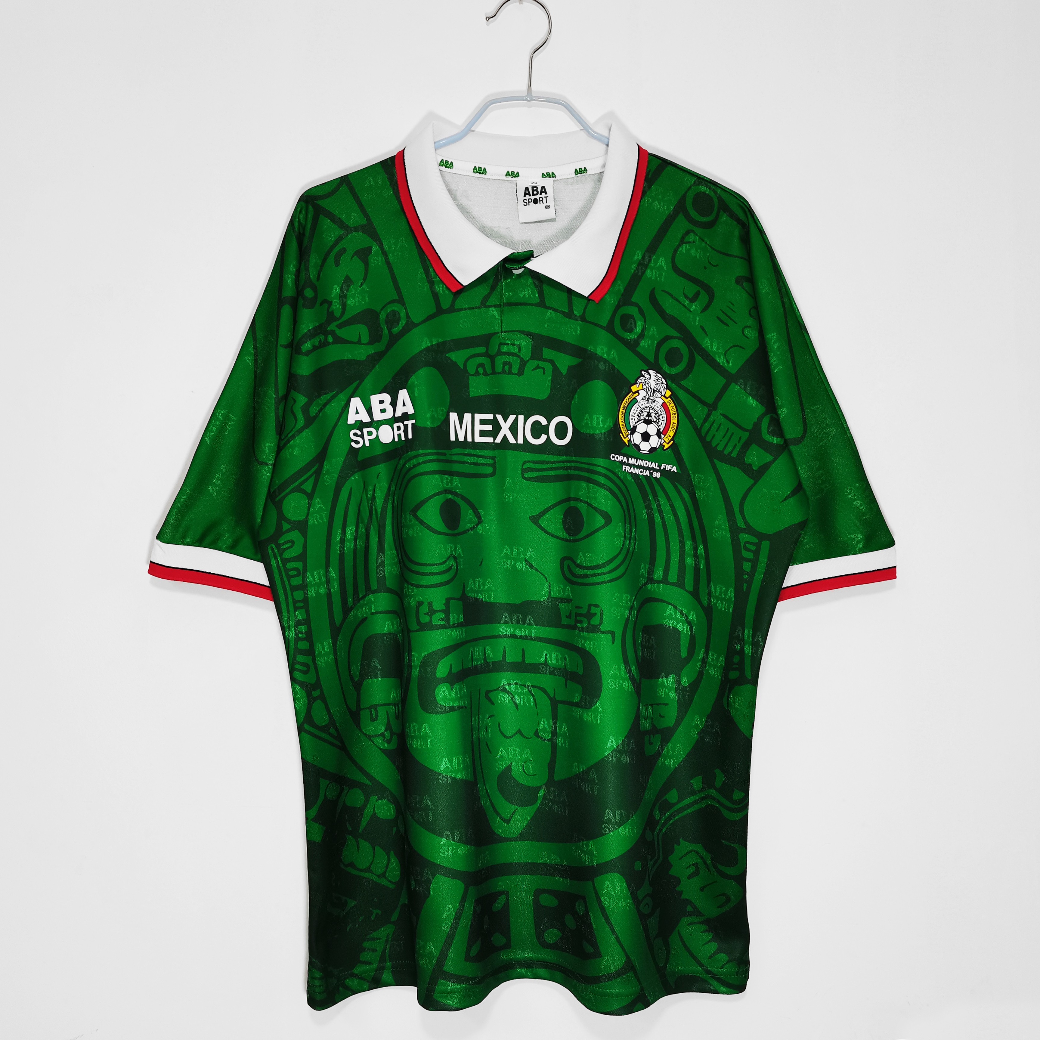 1998 Mexico home national team retro jersey