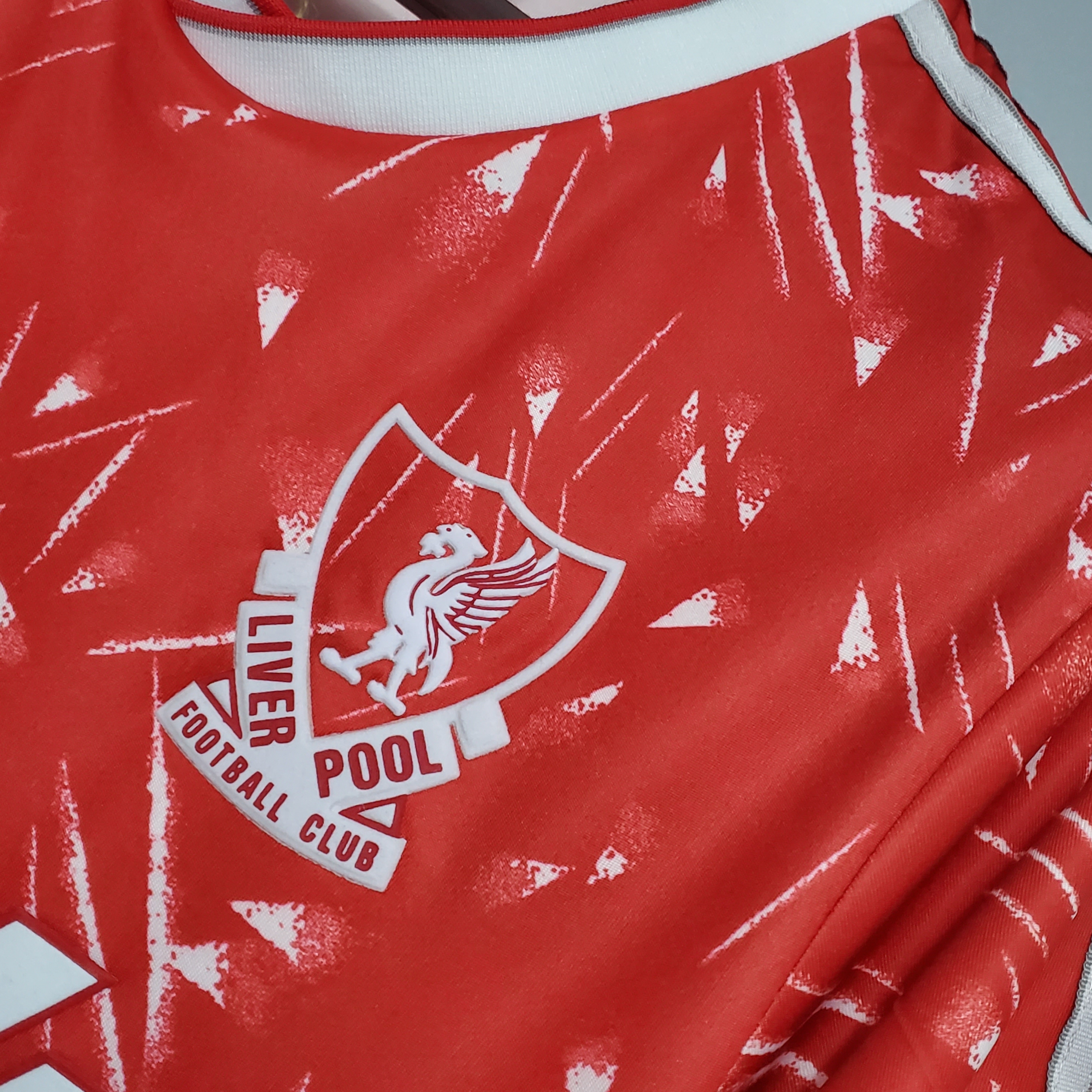 1989/91 Liverpool Home Retro Football Shirt