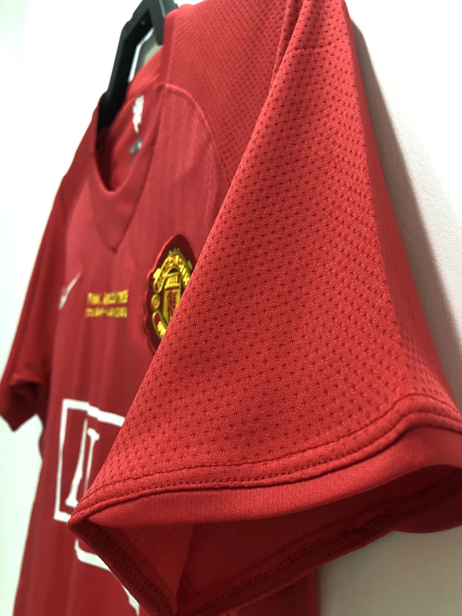 2007/08 Manchester United MUFC Home Champions League Edition Retro Football Shirt