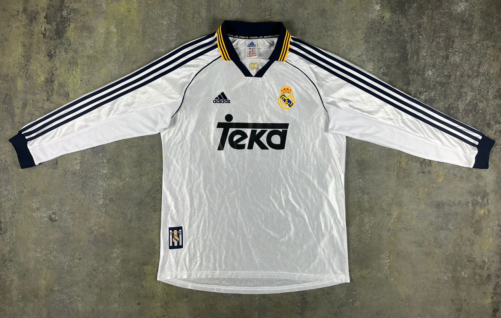 1998/2000 Real Madrid Home Long Sleeve vintage jersey