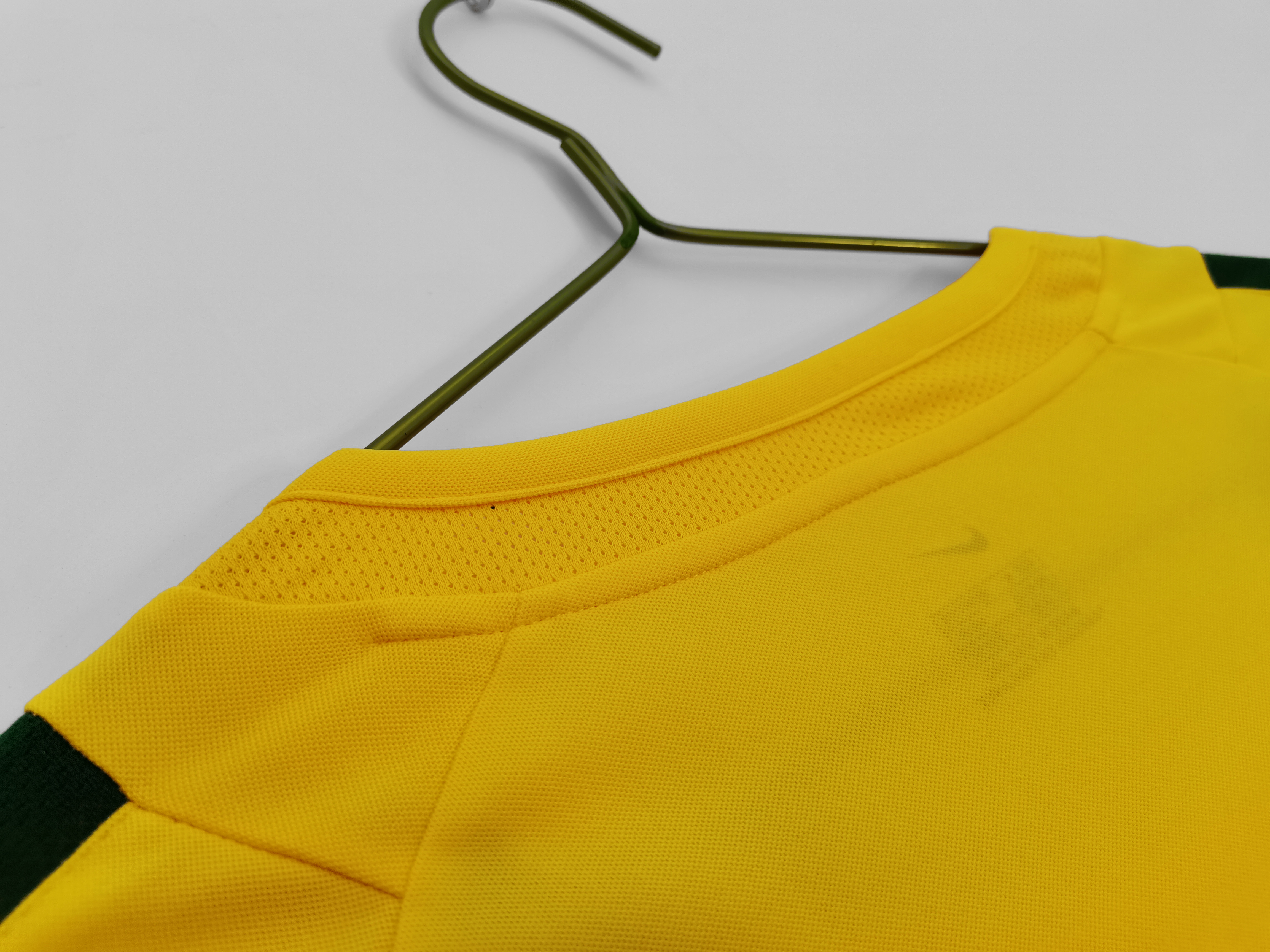 2002 Brazil home national team retro football jersey