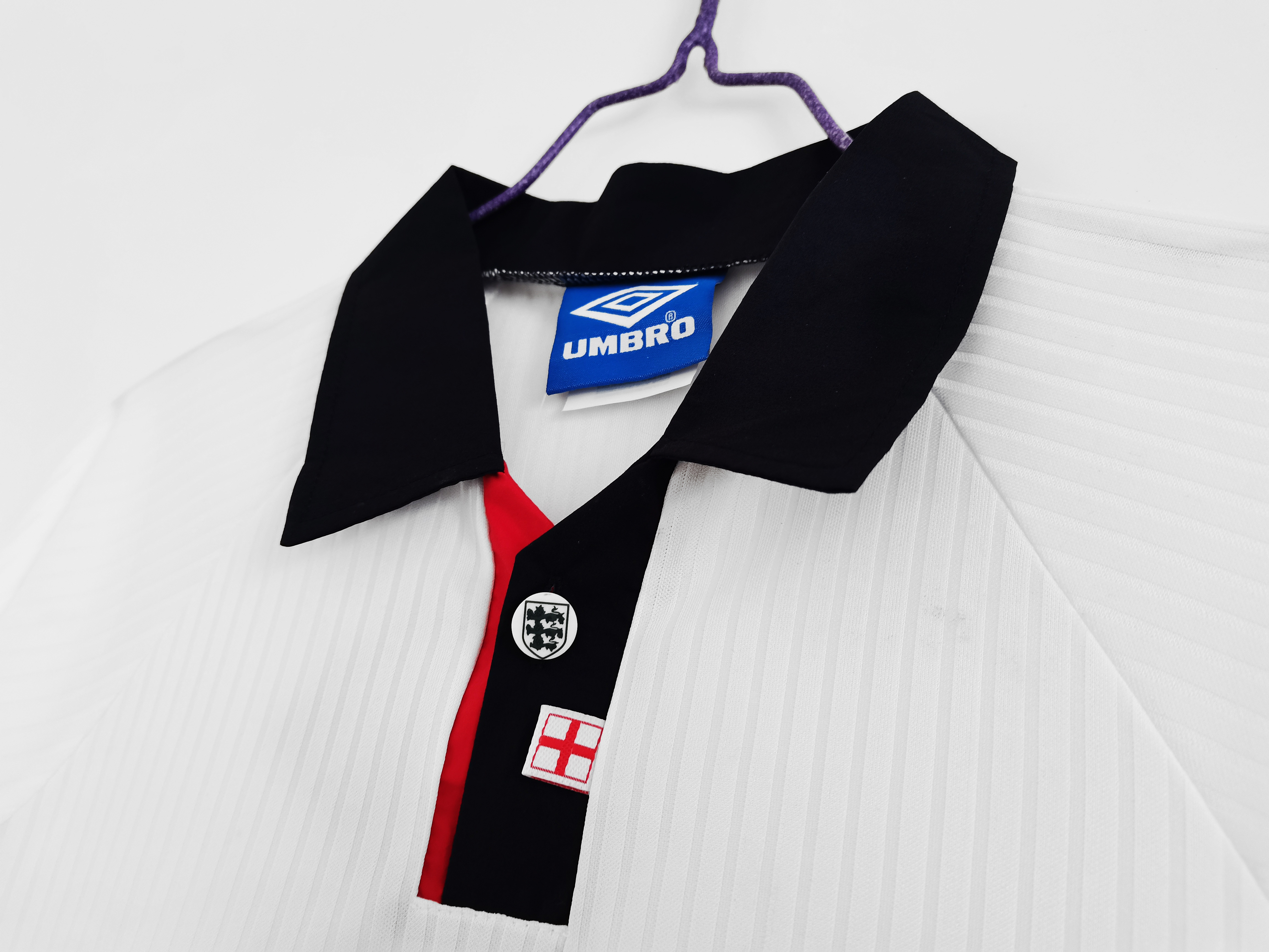 1998 England home national team retro jersey