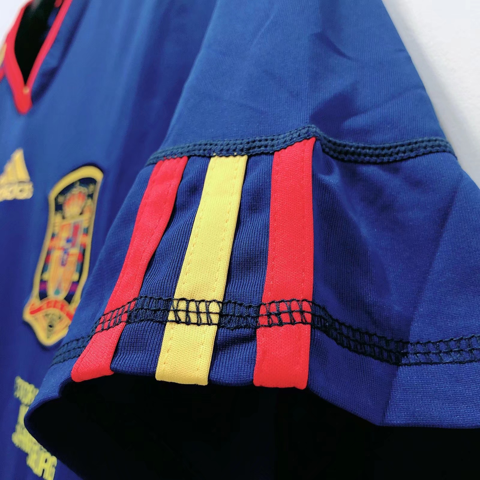 2010 Spain away national team retro football jersey