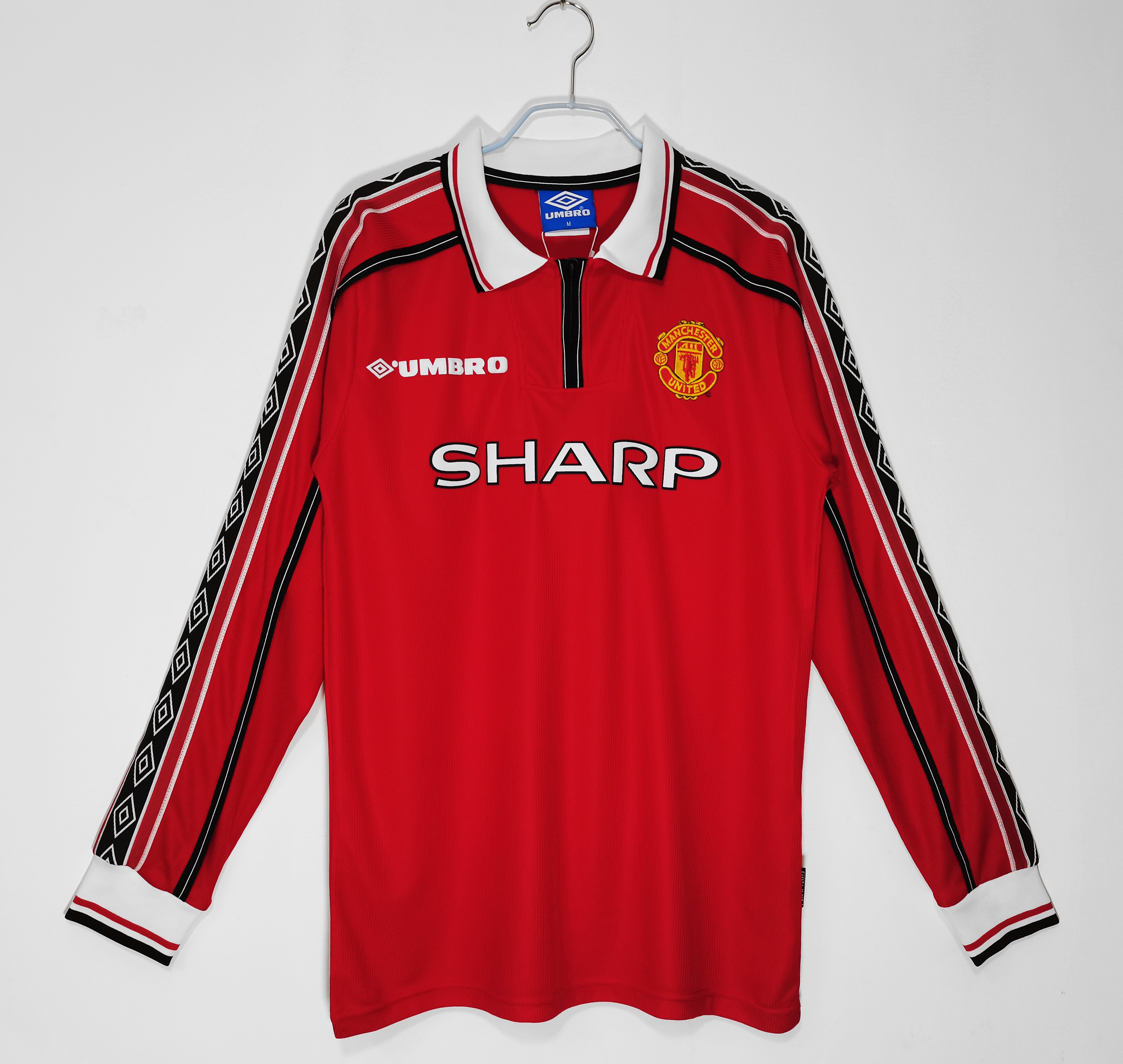 1998/99 MUFC Manchester United Home Long Sleeves vintage shirt