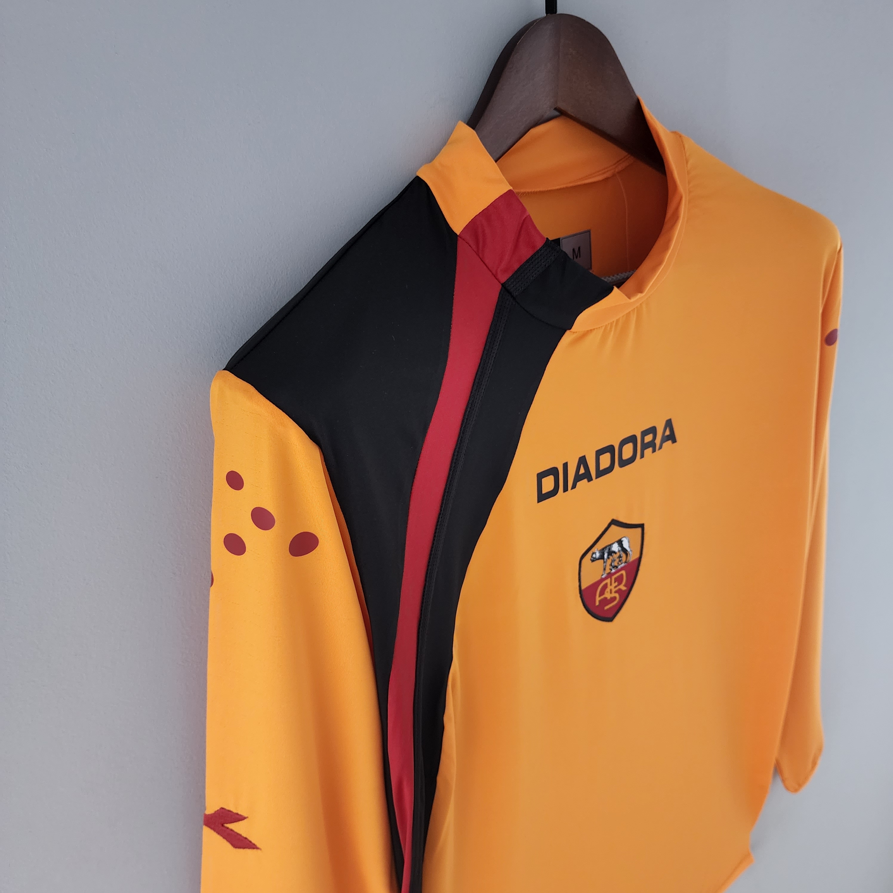 2005/06 Roma Home Long Sleeve Vintage Shirt