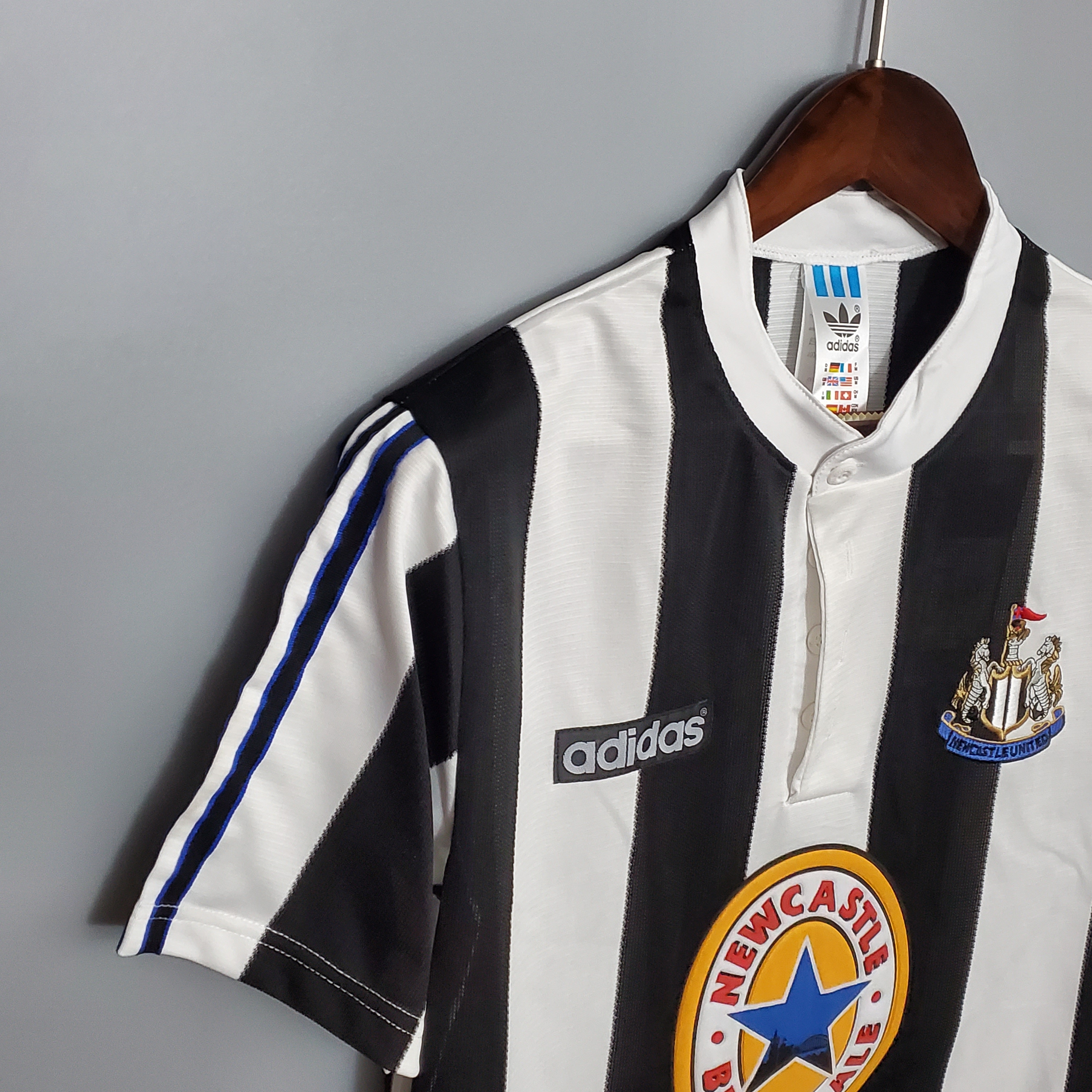 1995/97 Newcastle United Home Short Sleeve Retro Football Shirt  