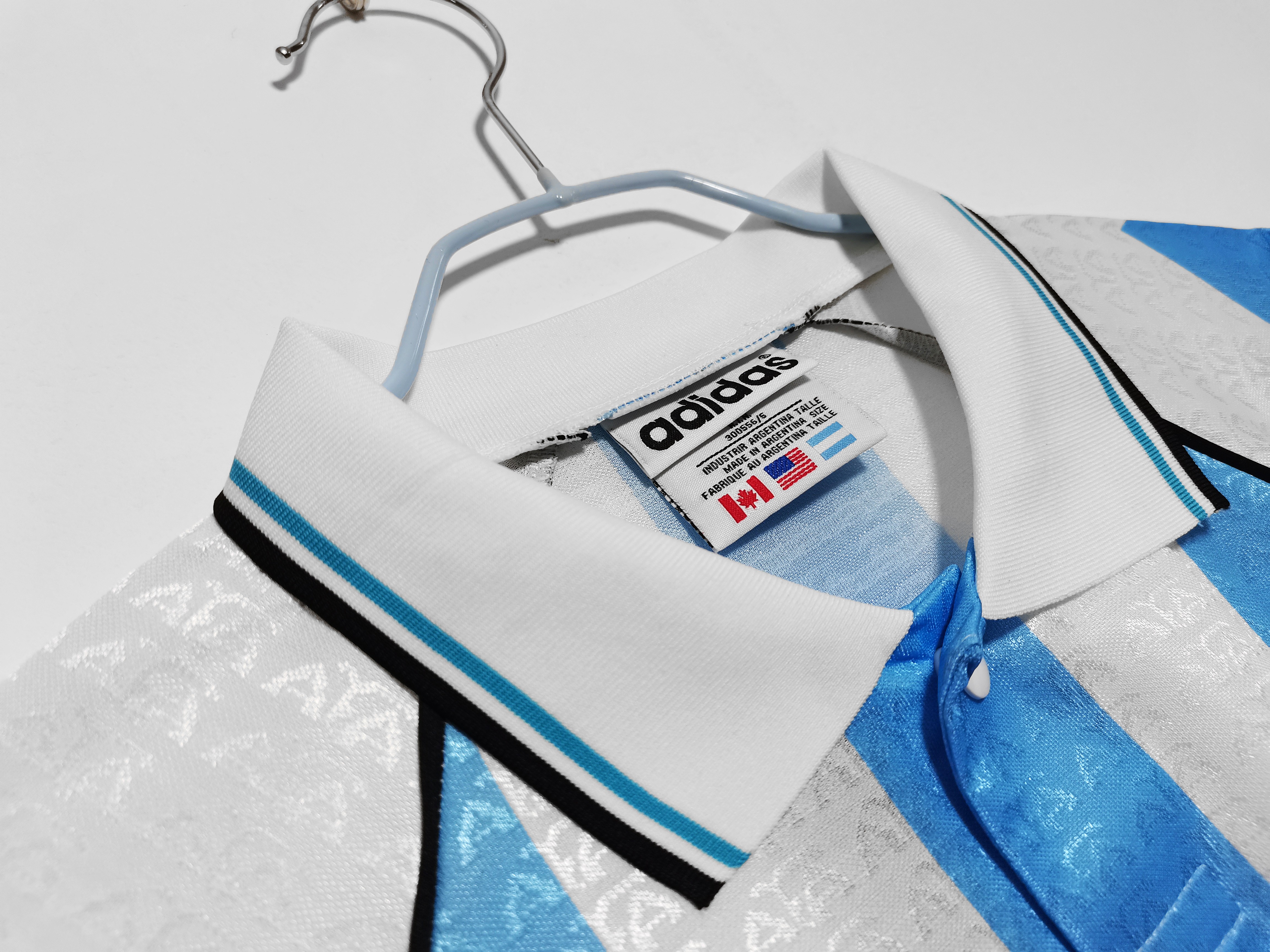 1996/97 Argentina home national team retro jersey