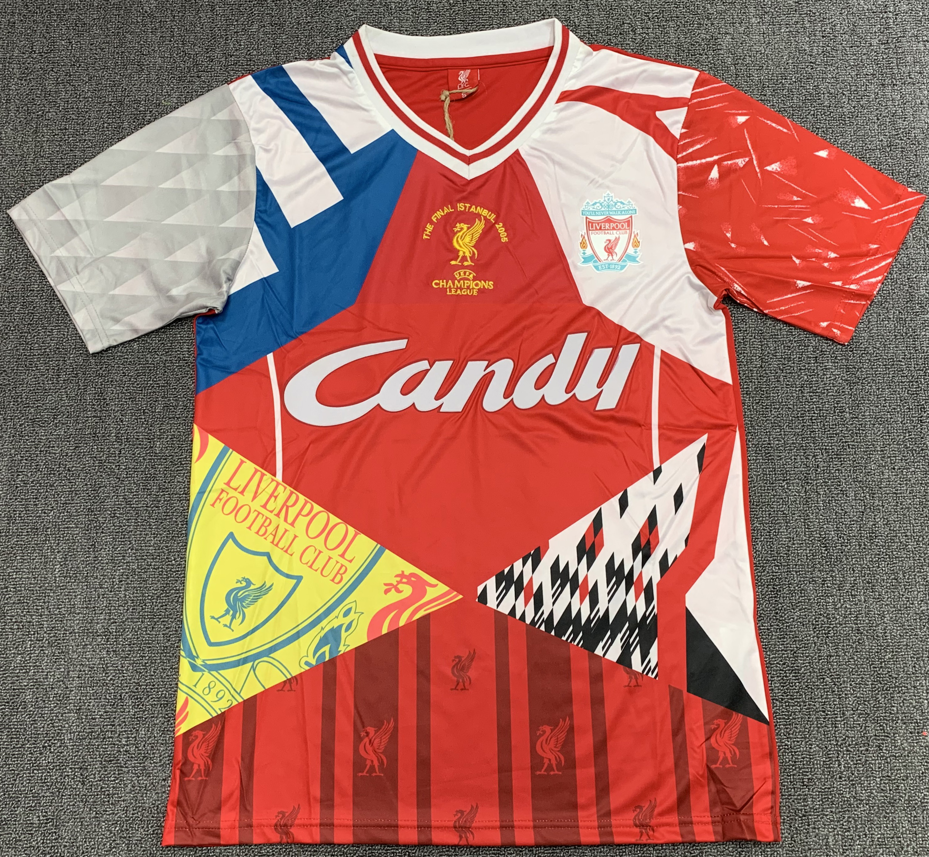 Liverpool Hybrid Commemorative Edition Retro Football Shirt