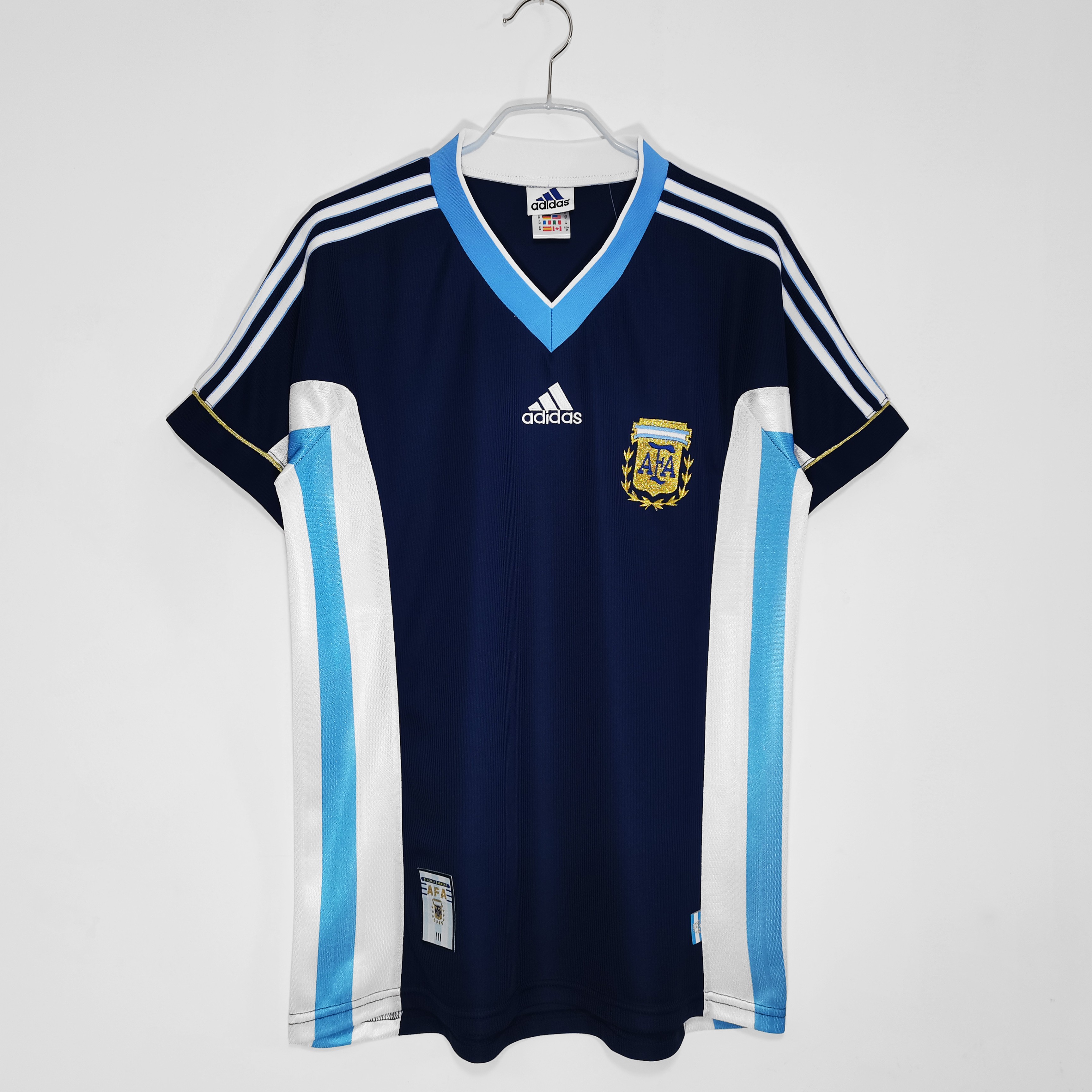 1998 Argentina away national team retro jersey