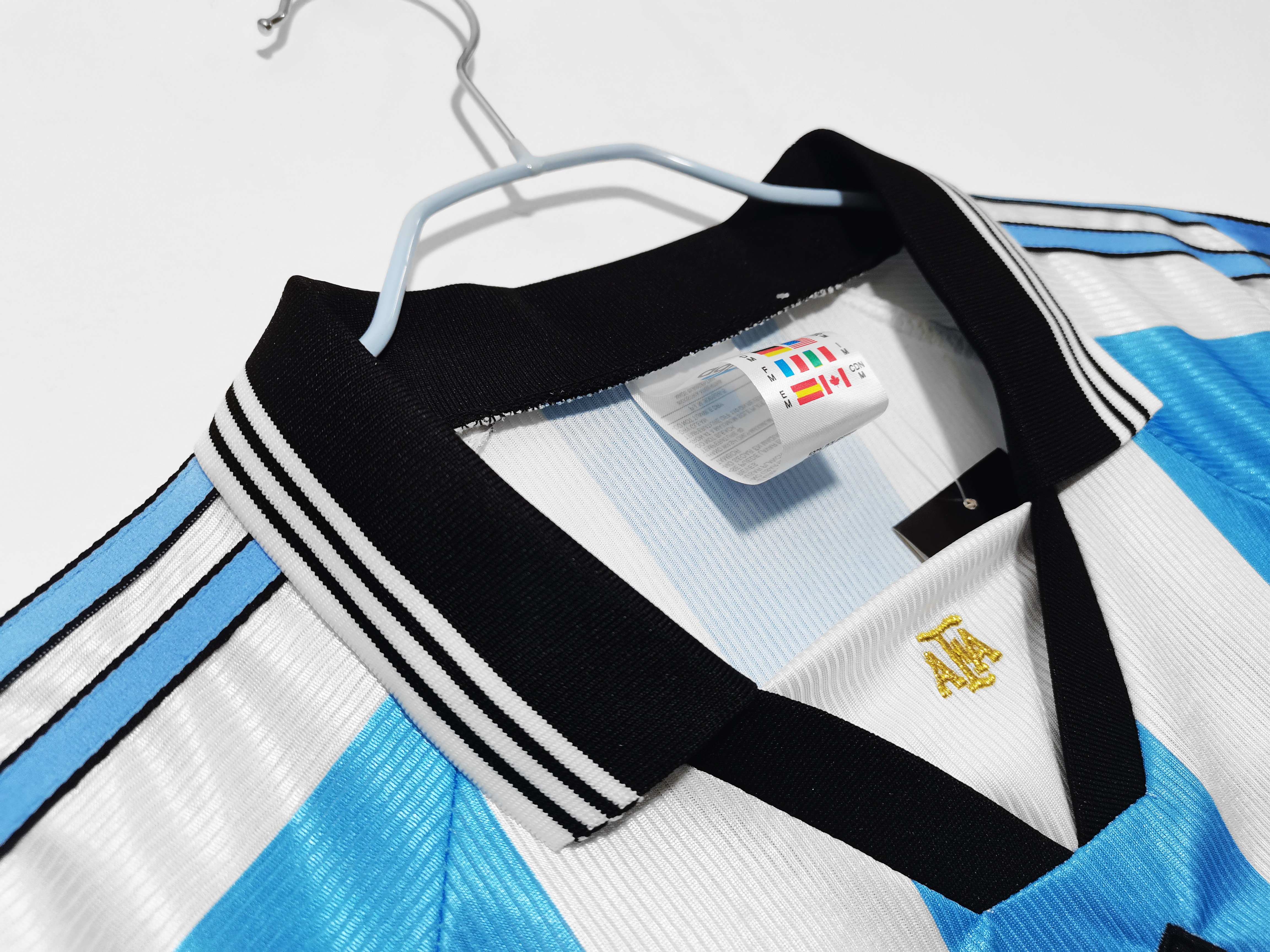 1998/99 Argentina home national team retro football jersey