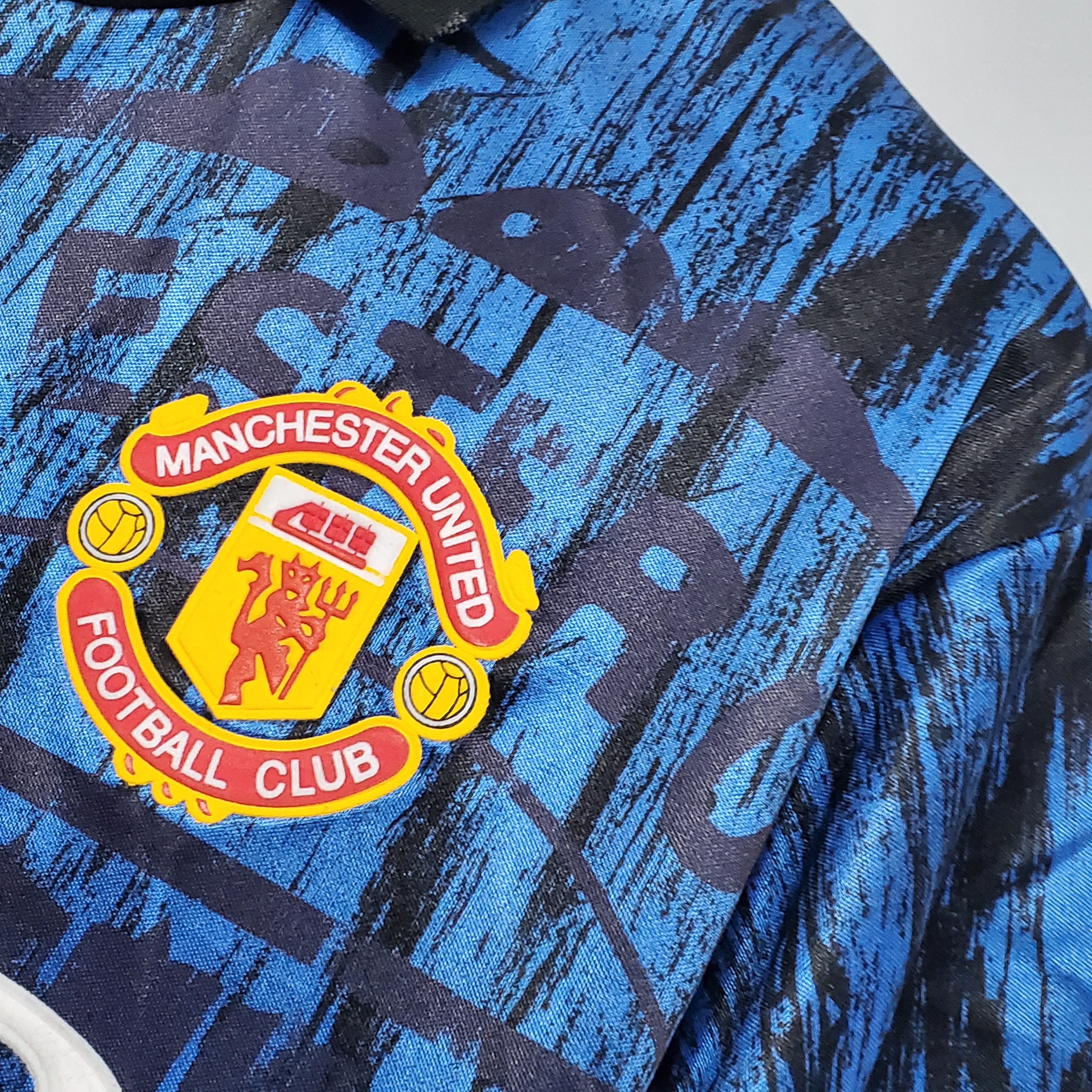 1992/93 Manchester United MUFC Black Retro Vintage Shirt M-U