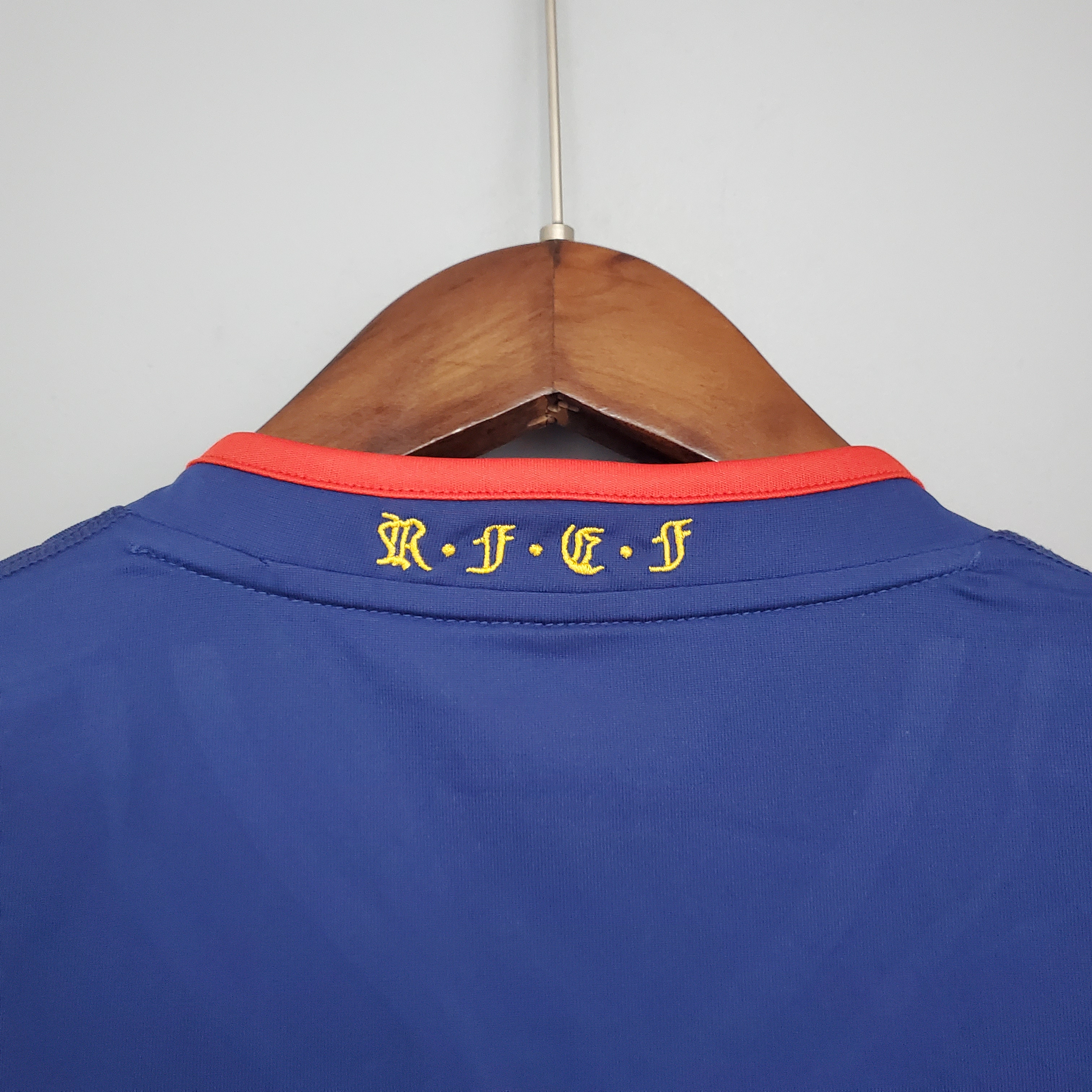 2010 Spain Away National Team Retro Rootball Jersey