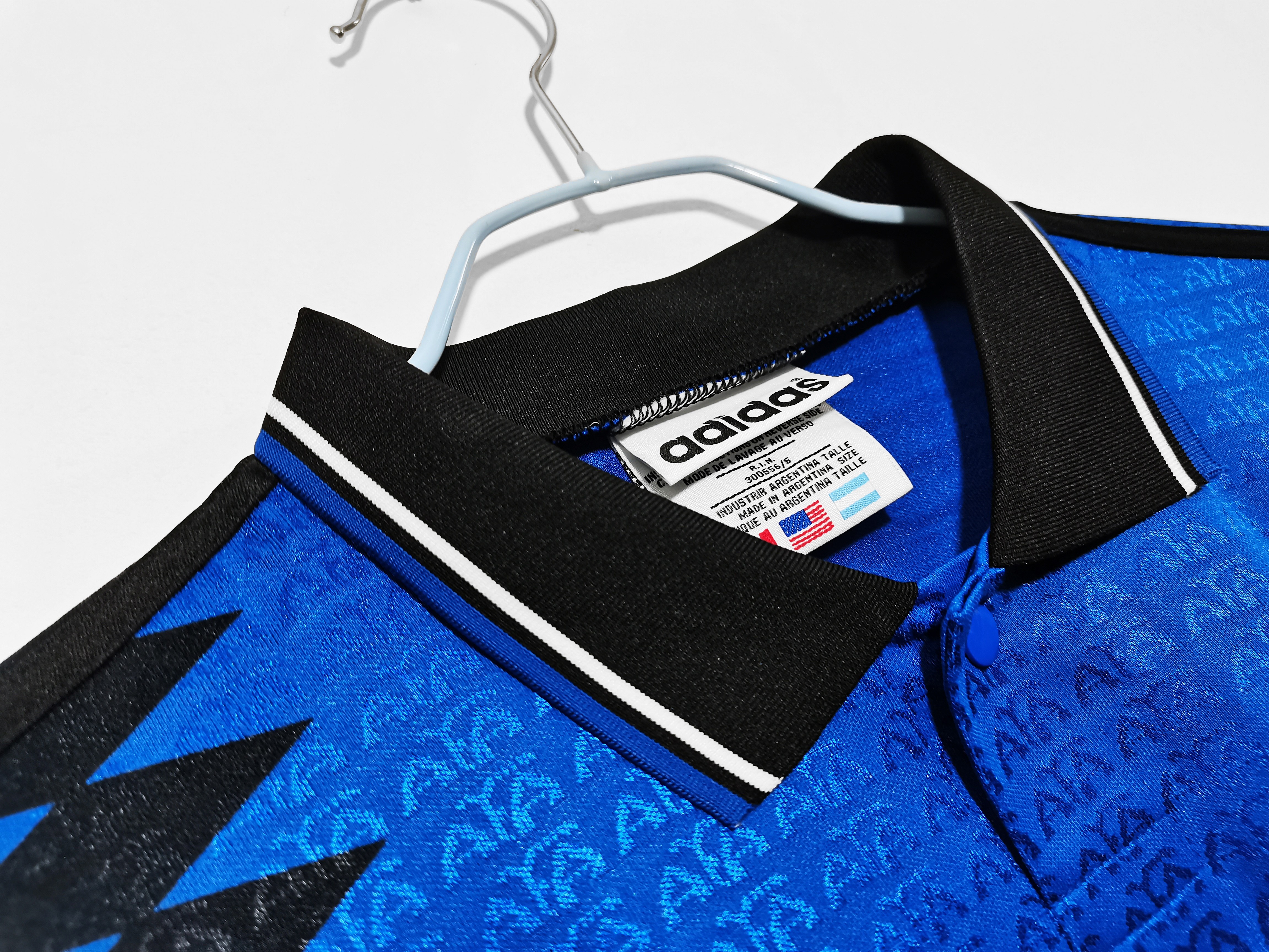 1994 Argentina Away National Team Retro Football Jersey