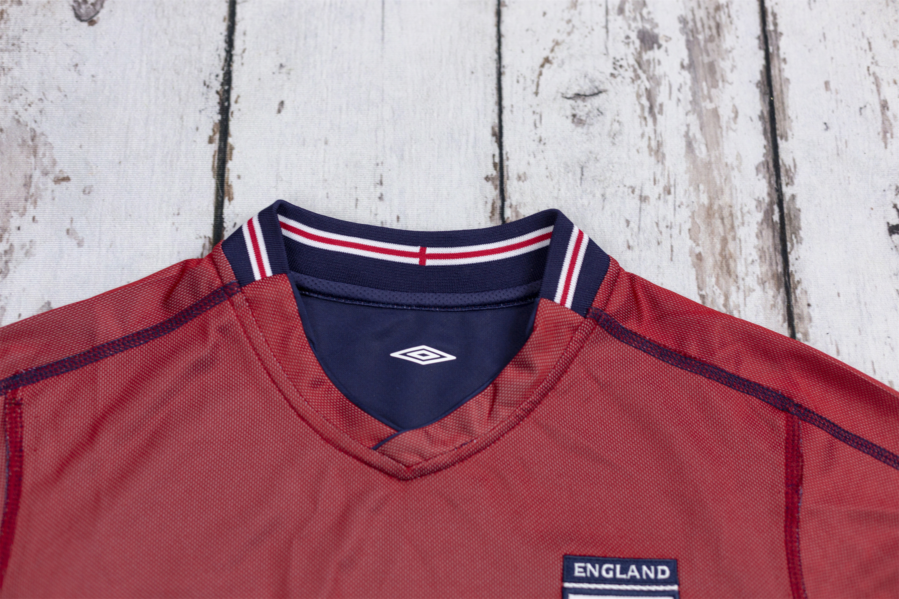 2002 England away vintage shirt