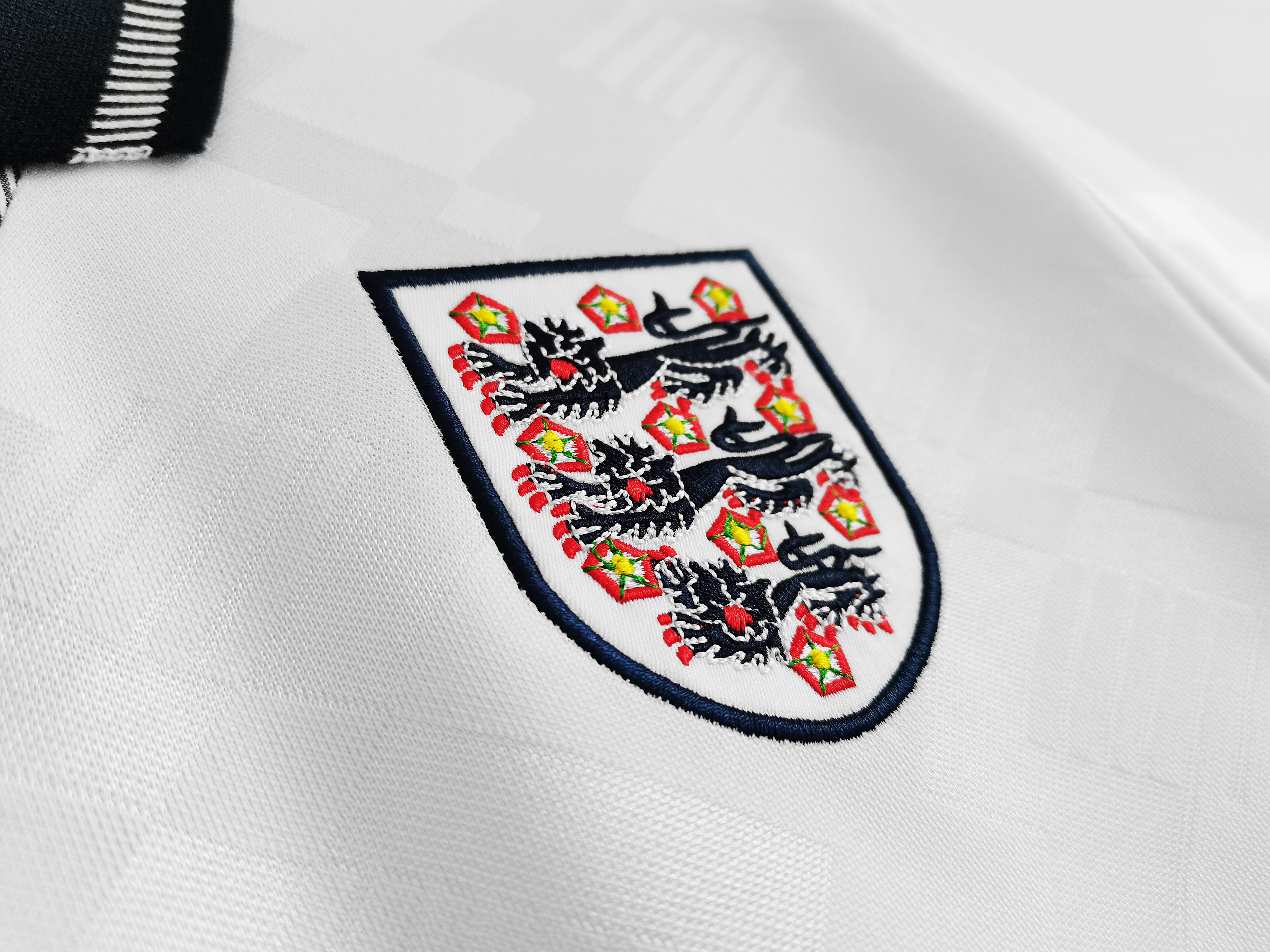 1990 England home national team retro jersey