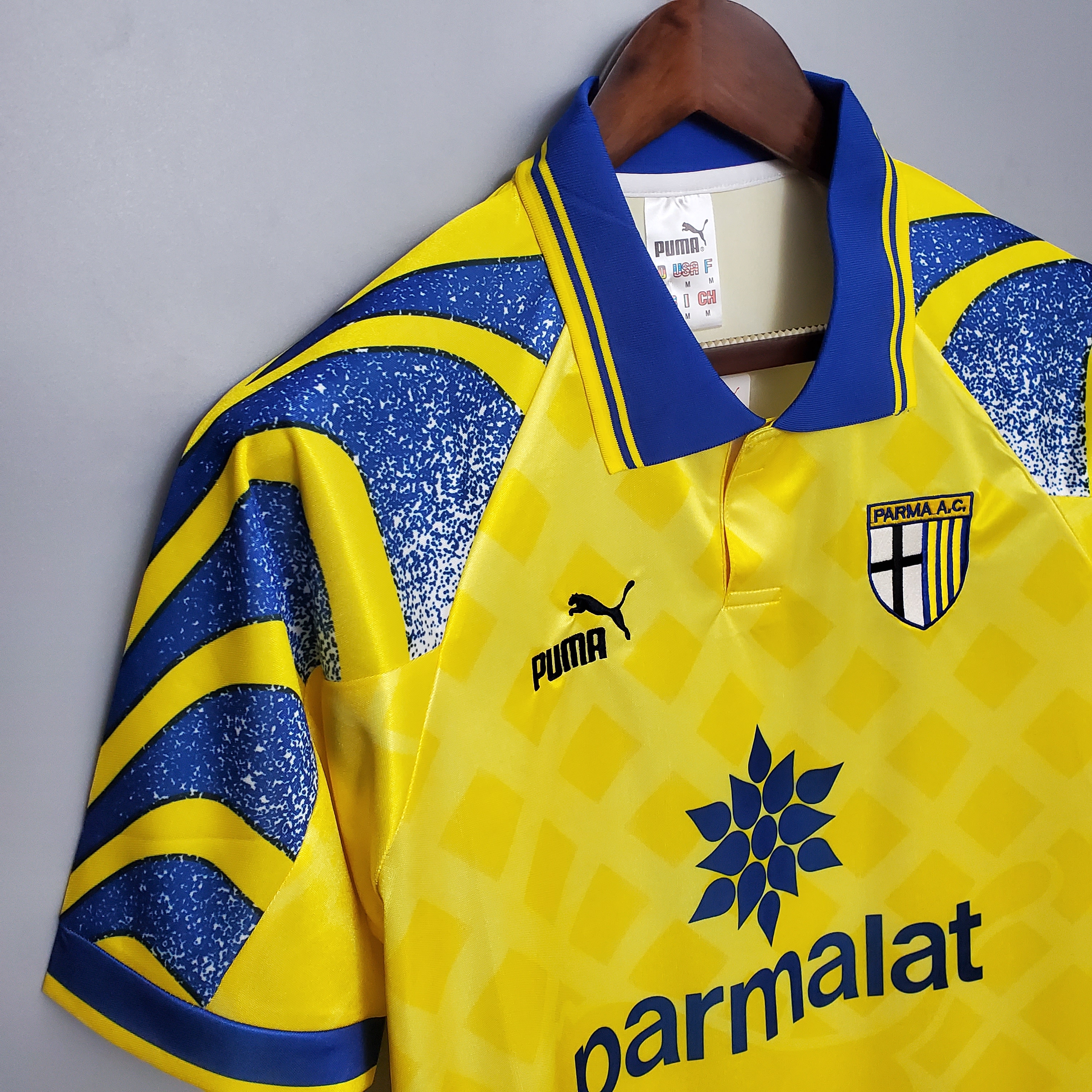 1995/97 Parma Yellow Retro Football Jersey