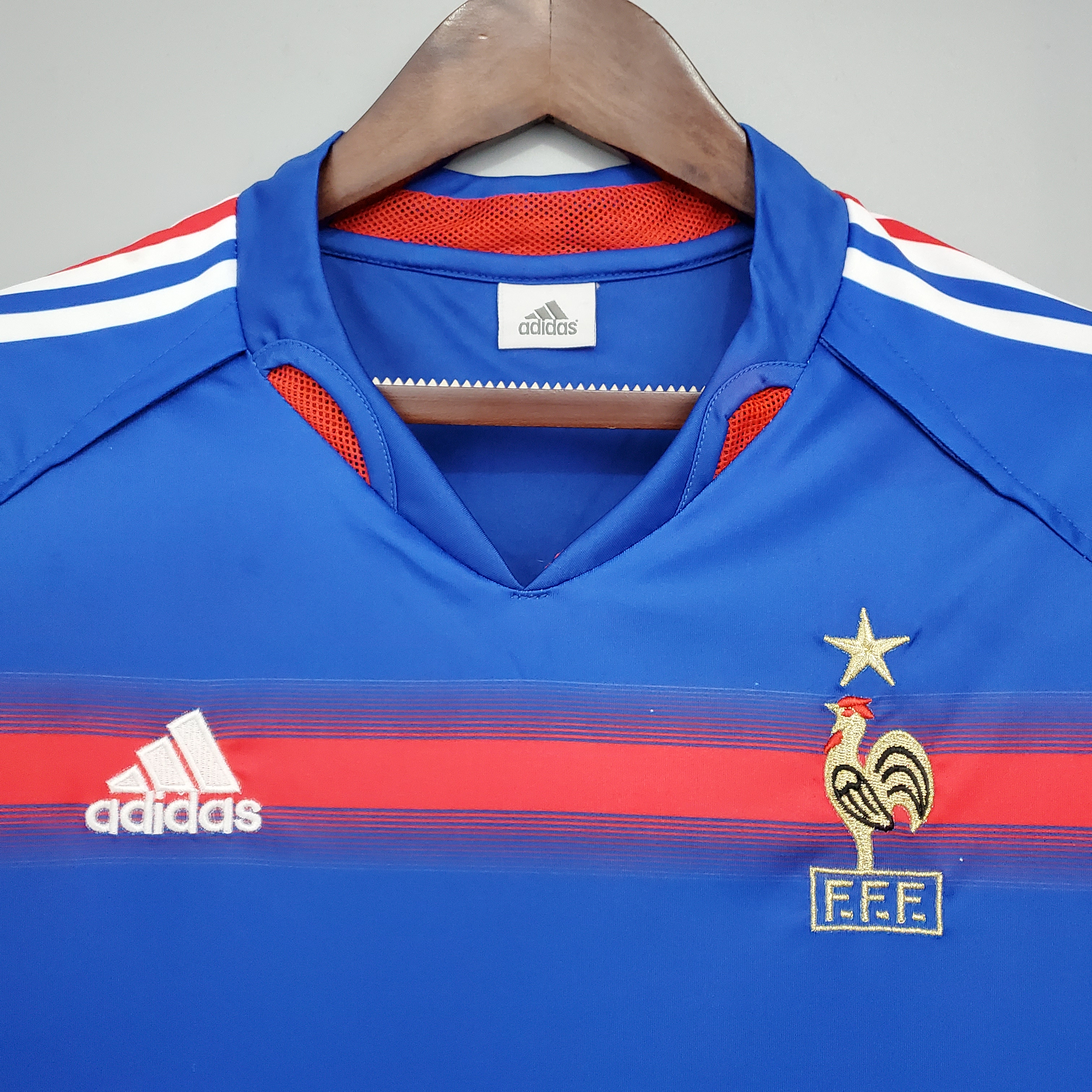 2004 France Home National Team Retro Shirt