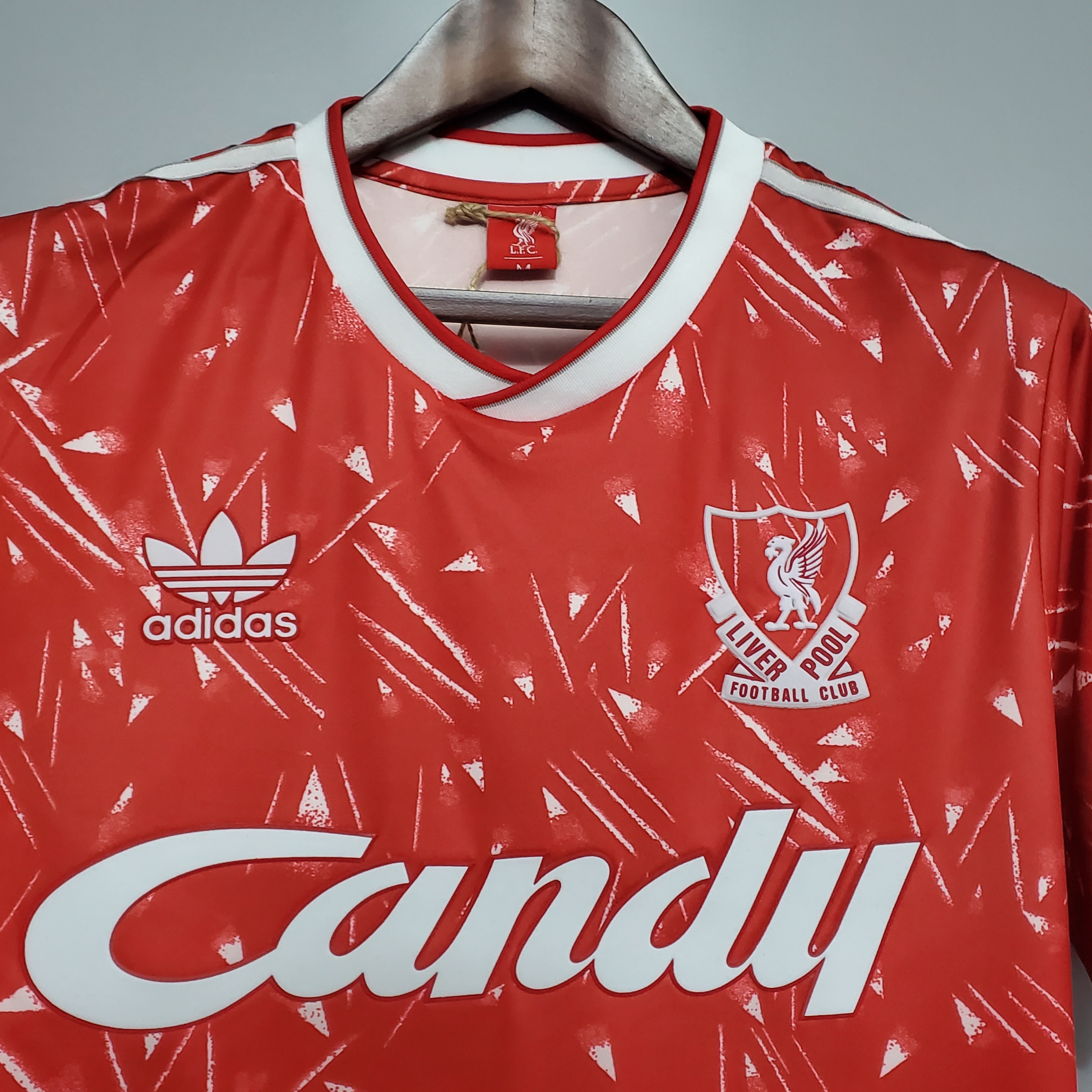 1989/91 Liverpool Home Retro Football Shirt