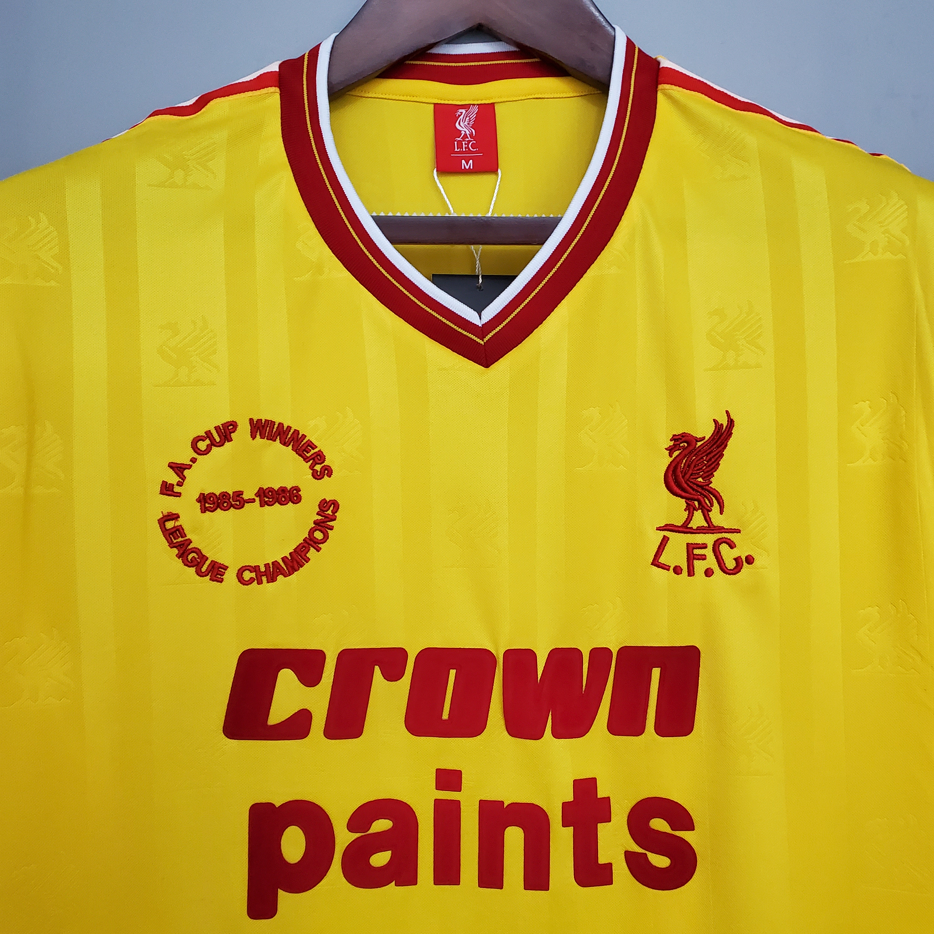 1985/86 Liverpool Away Retro Football Shirt