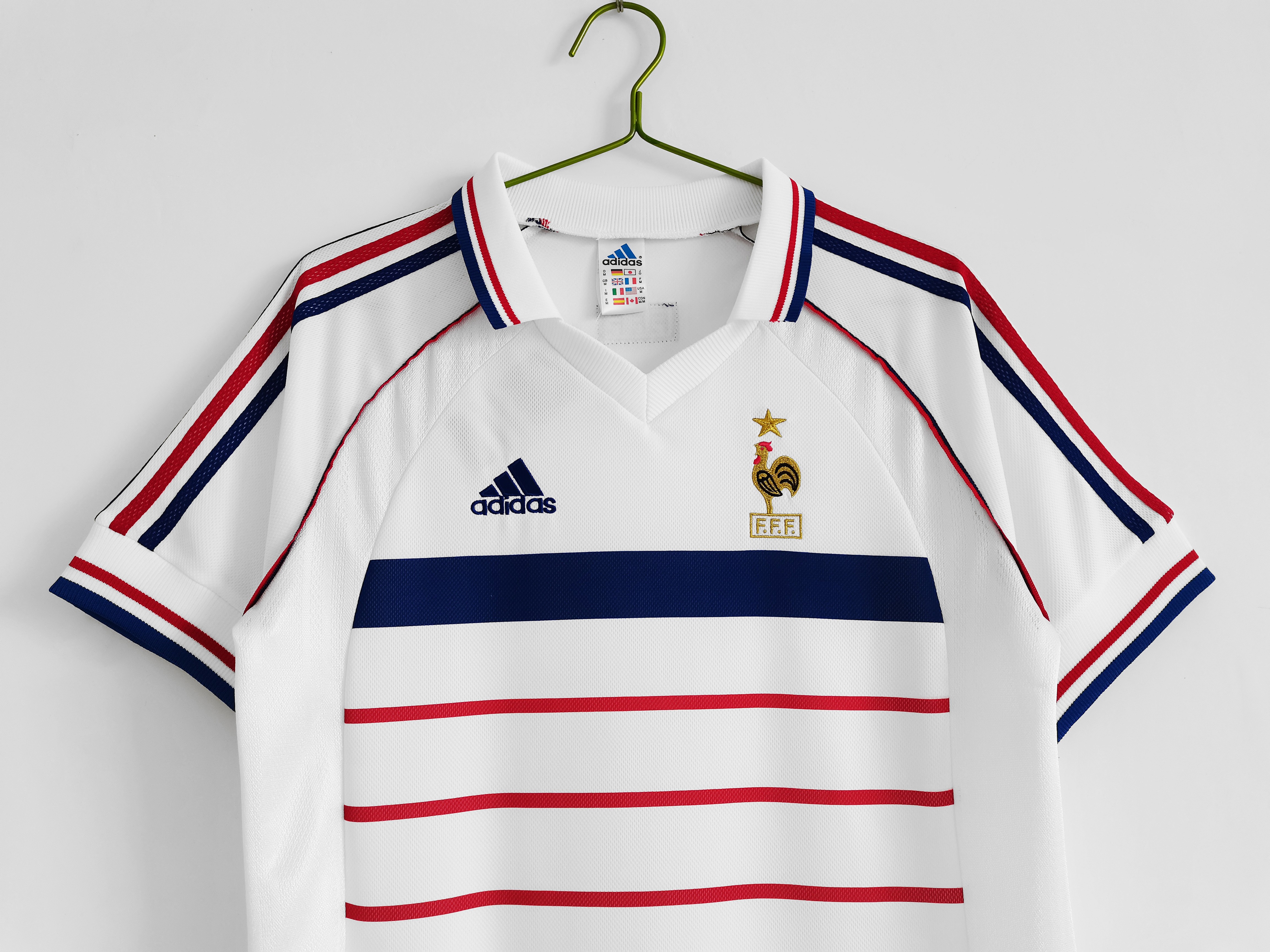 1998 France Away National Team Retro Jersey