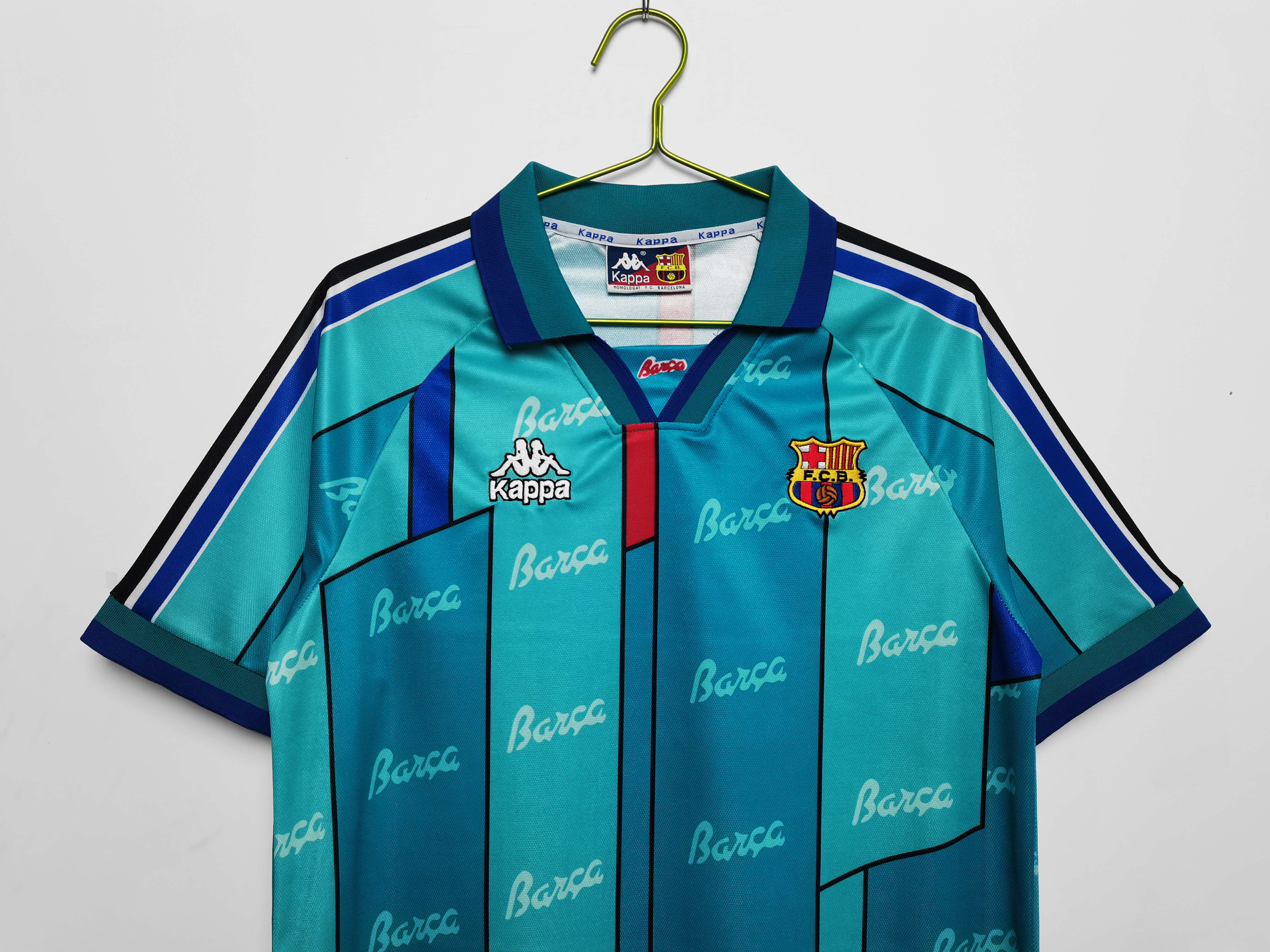 1996/97 Barcelona Away Retro Football Shirt