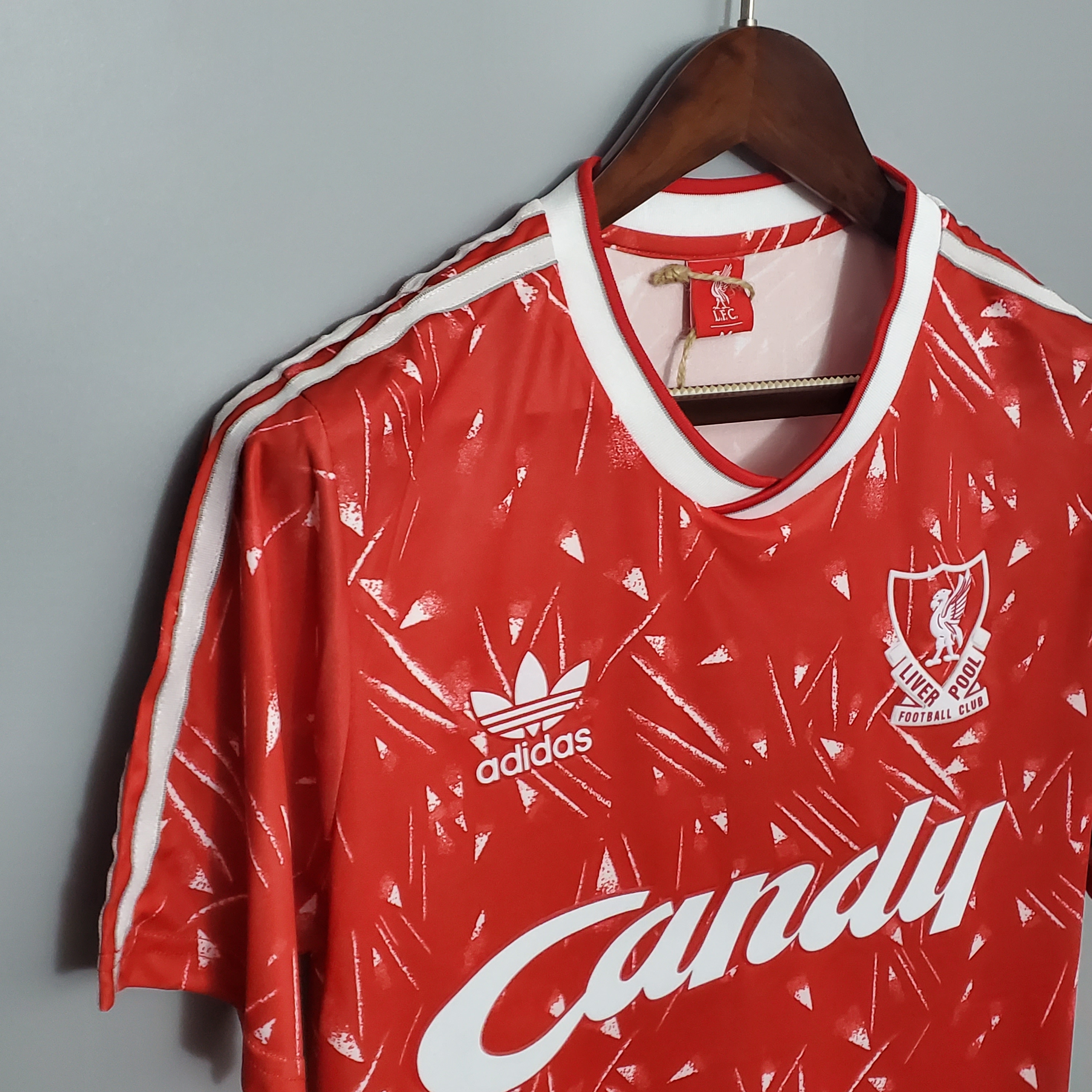 1989/91 Liverpool Home Retro Football Shirt