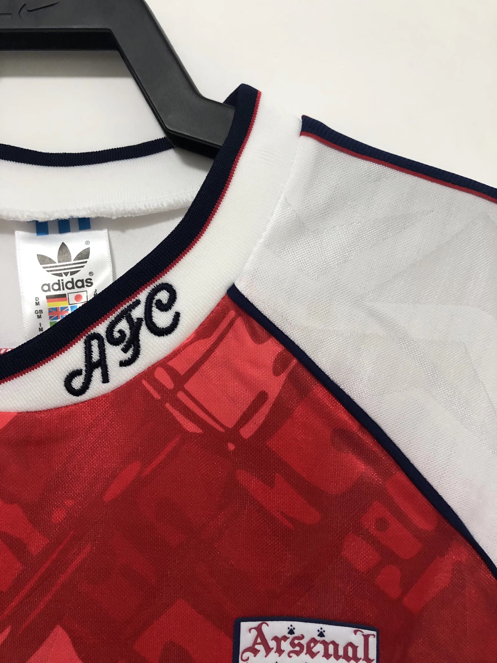 1990/92 Arsenal Home Retro Football Shirt