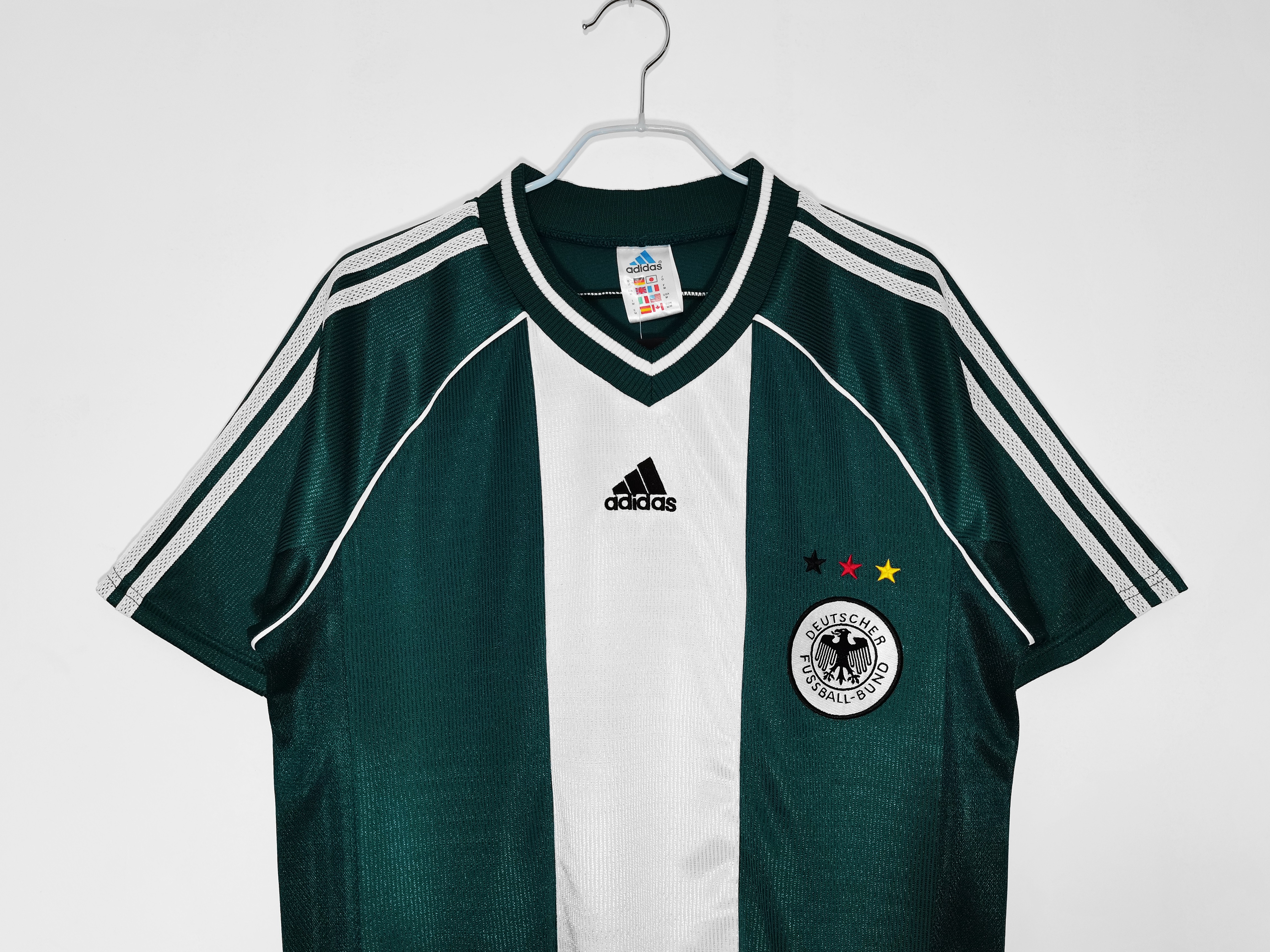 1998 Germany Away National Team Retro Jersey