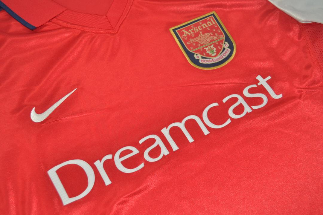2000/02 Arsenal Home Long Sleeve Retro Football Shirt