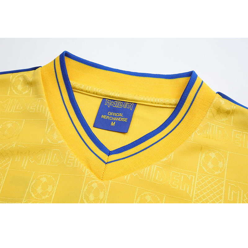 Iron Maiden 2008 Yellow Football Shirt