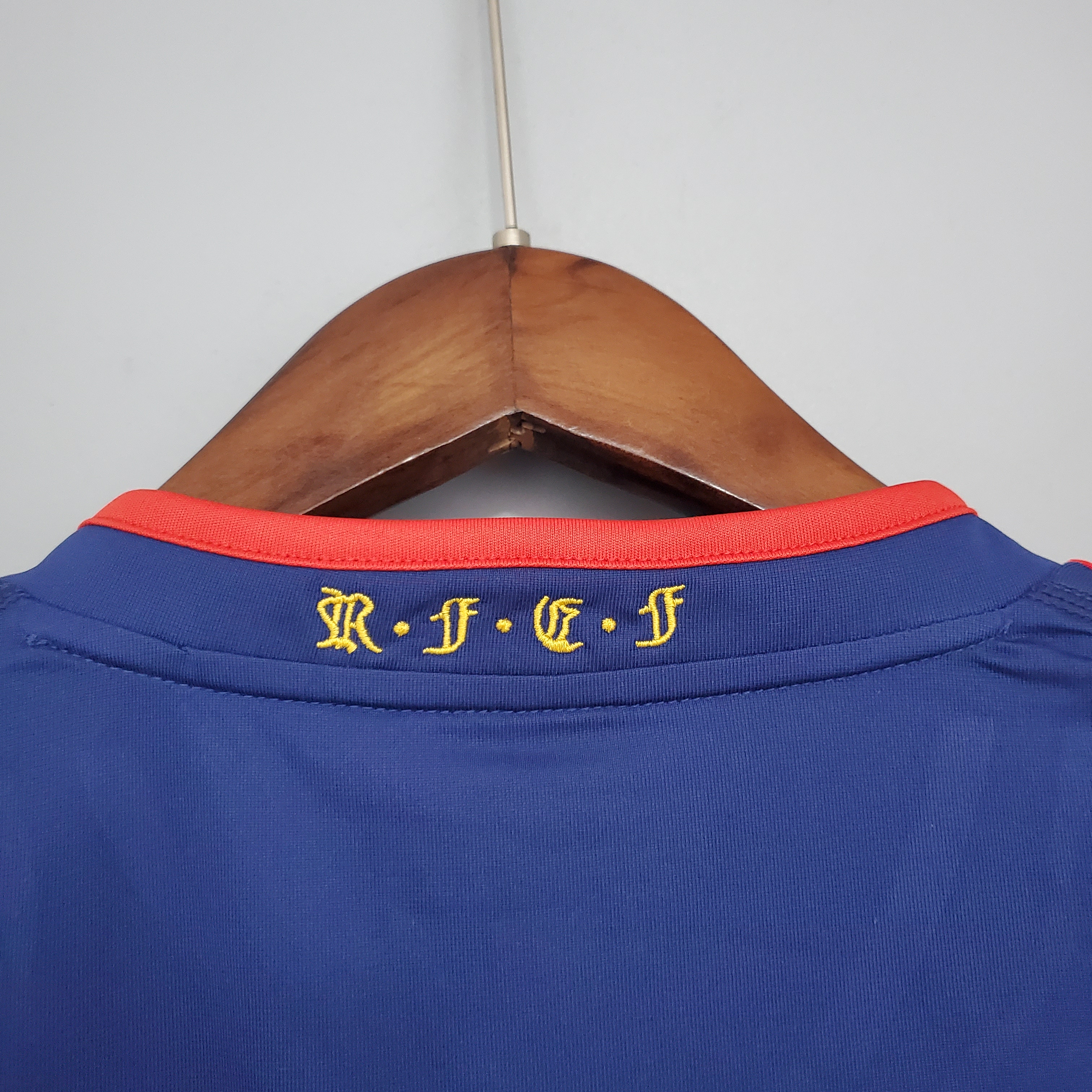 2010 Spain Away National Team Retro Rootball Jersey