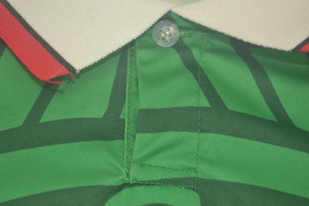 1998 Mexico Home Long Sleeve Retro Shirt