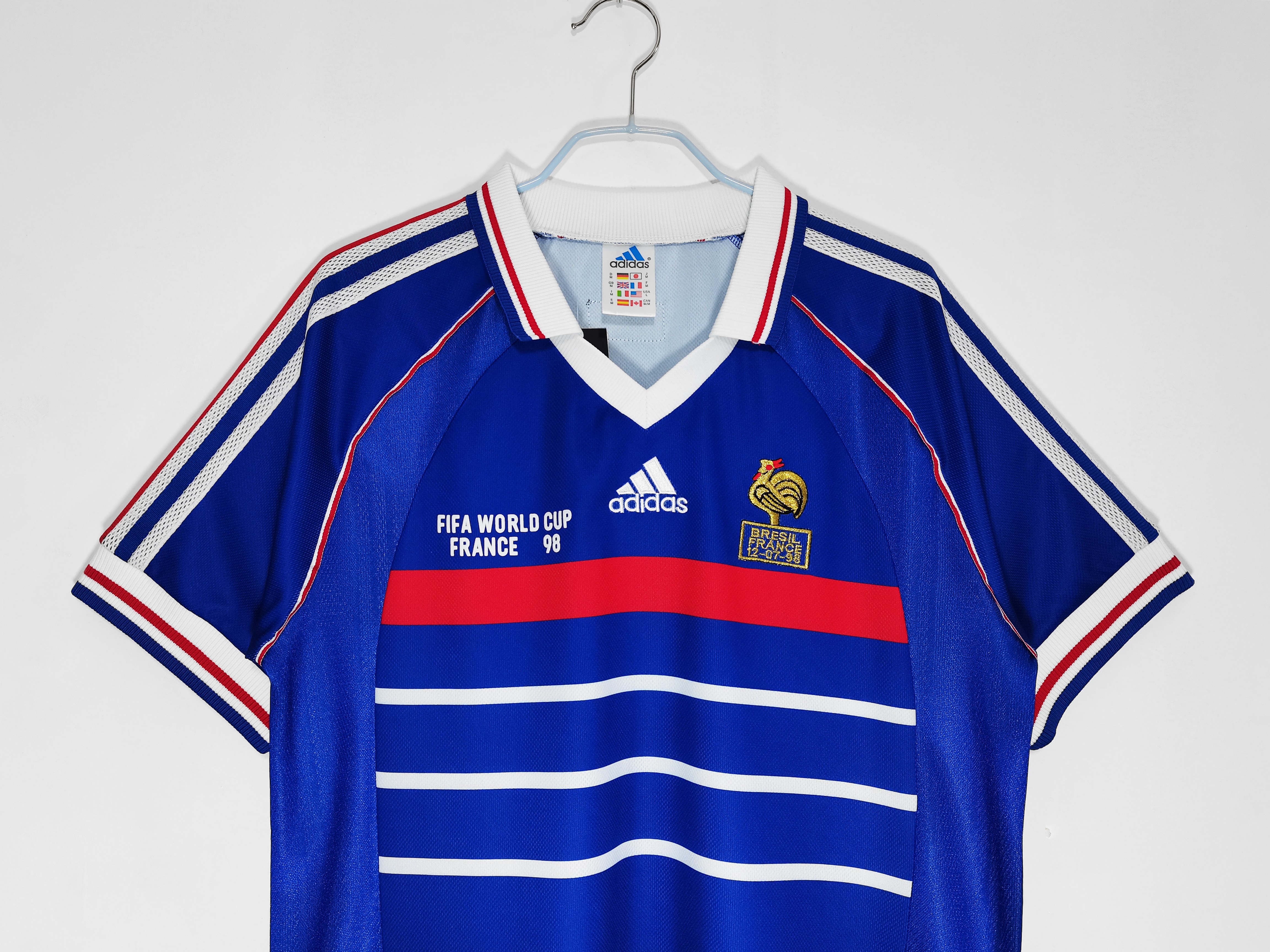 1998 France Home Retro Football Shirt