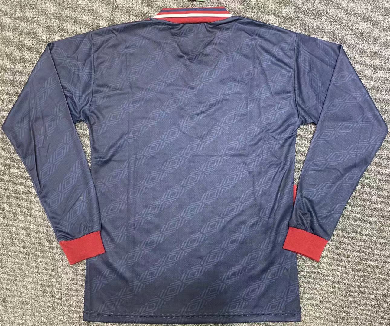 1995-96 Ajax Away Long Sleeve Retro Football Shirt
