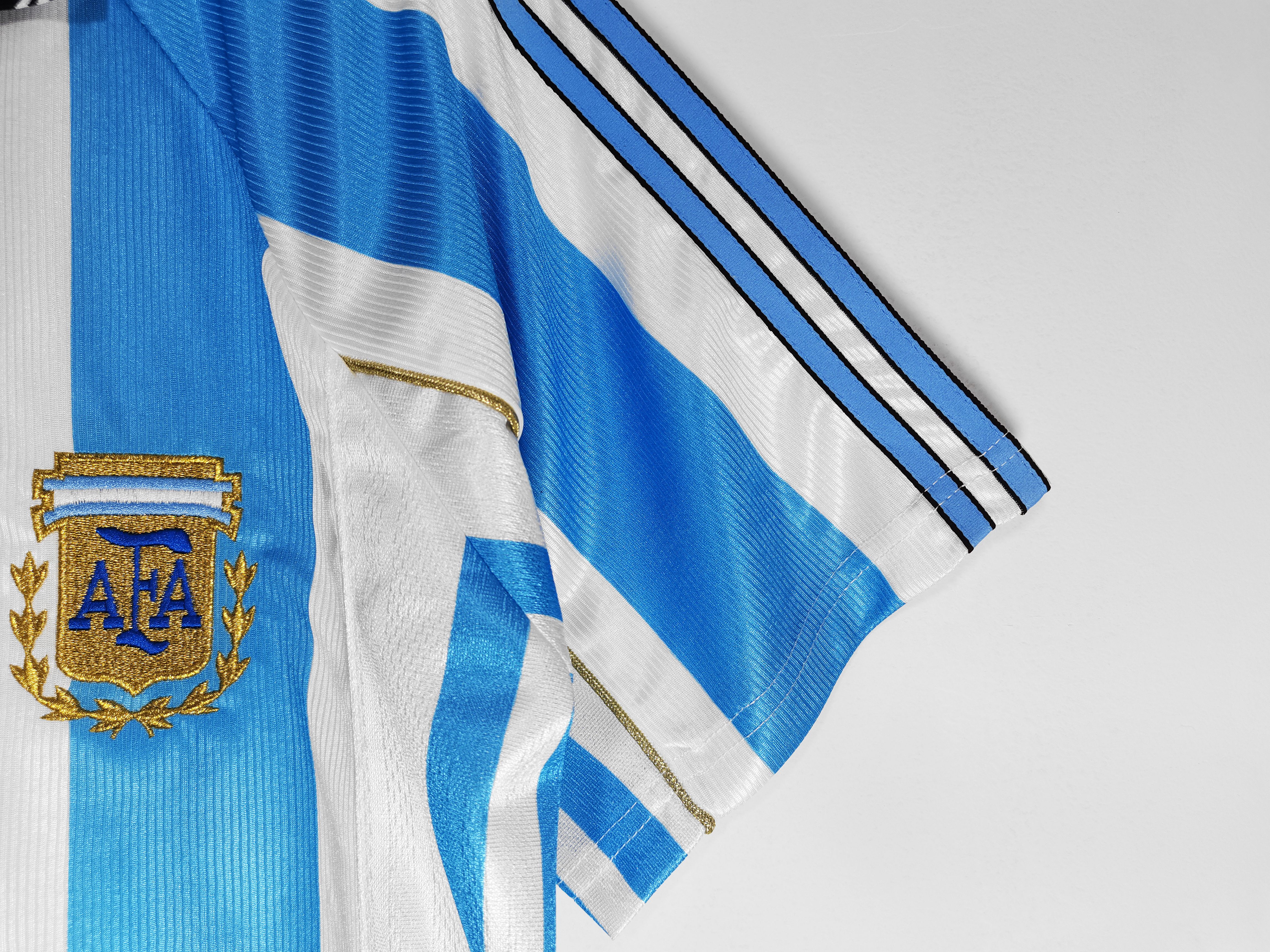 1998/99 Argentina home national team retro football jersey