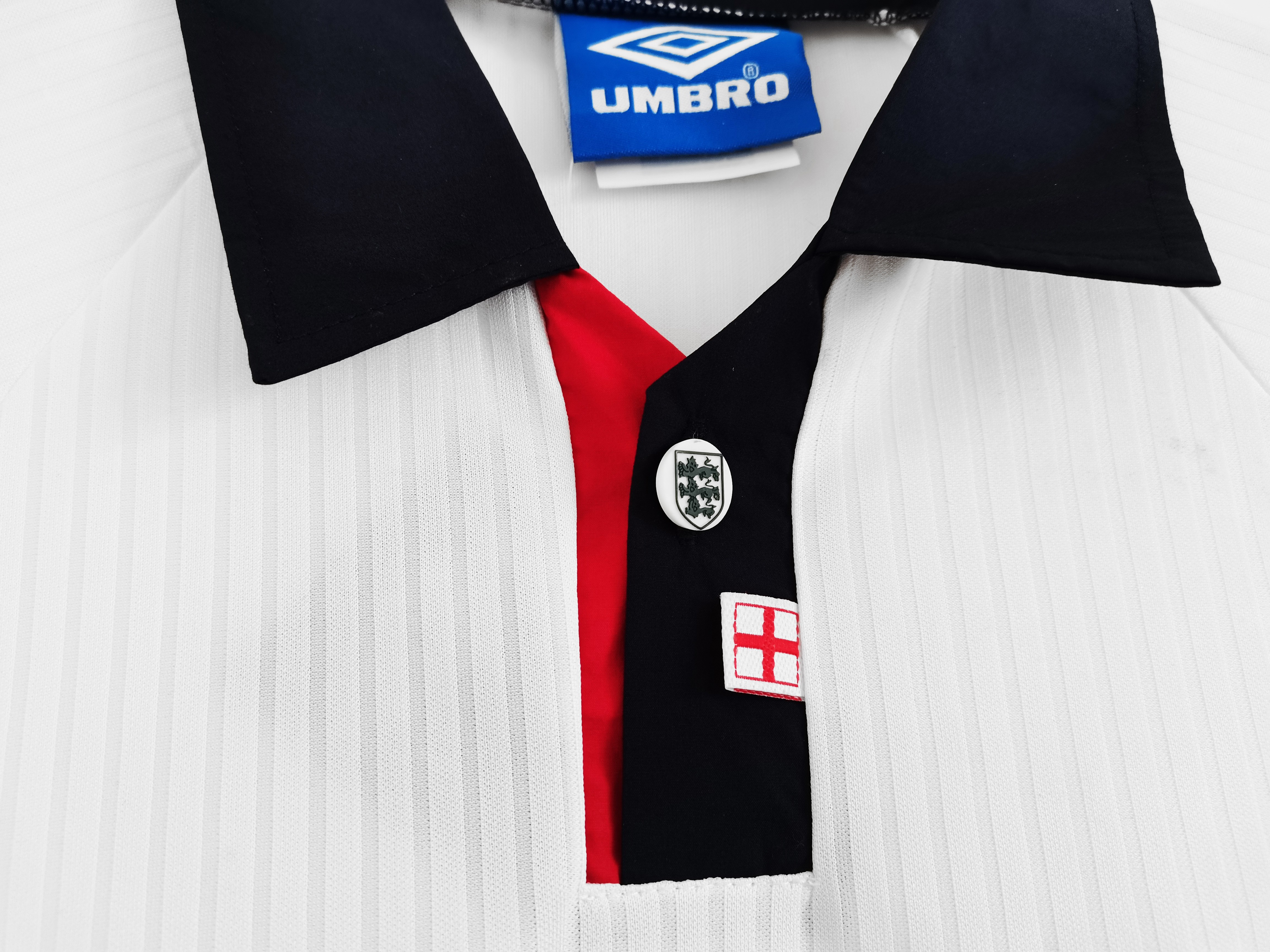 1998 England home national team retro jersey