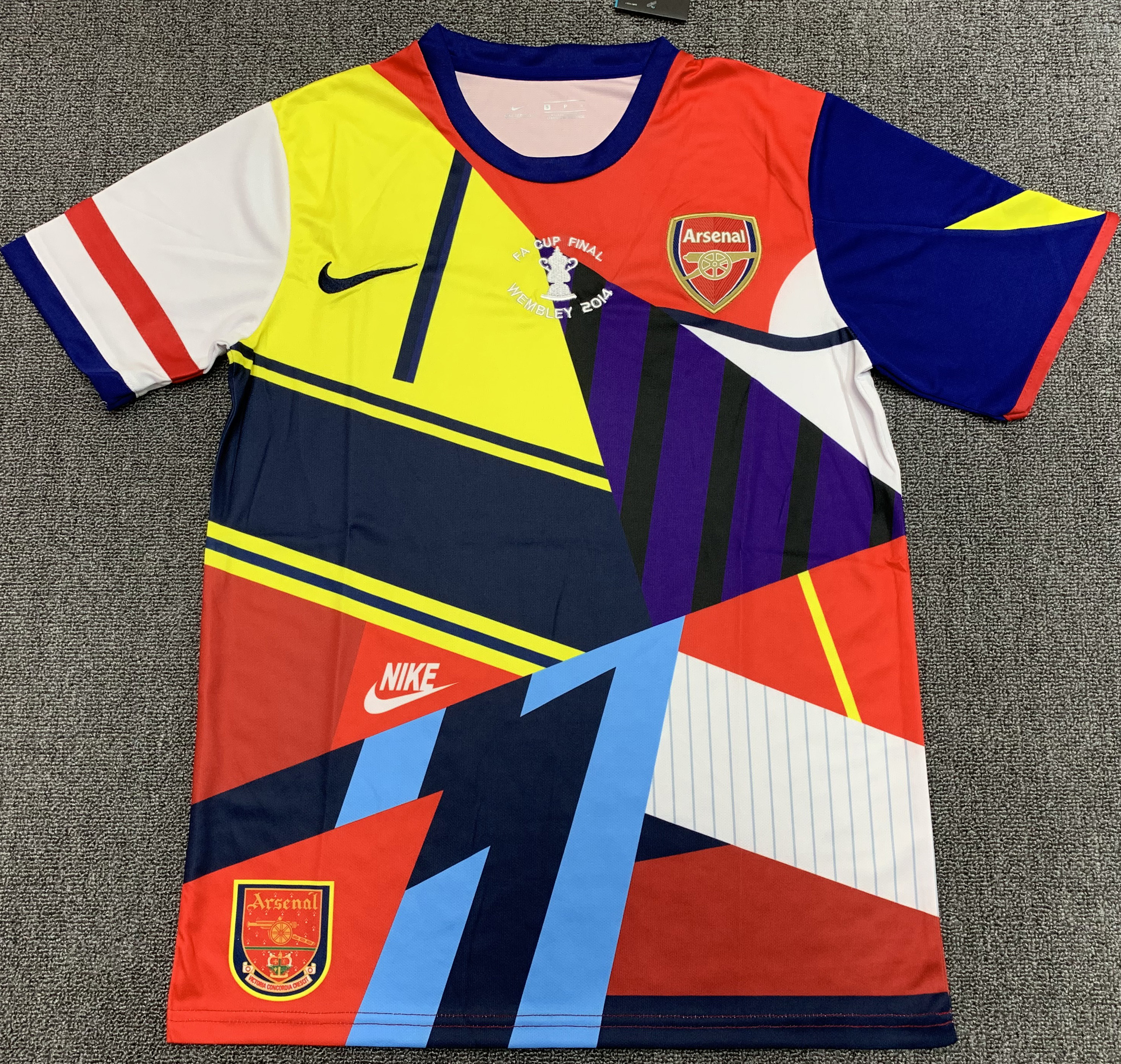 2014 Arsenal Commemorative Edition Retro Football Shirt