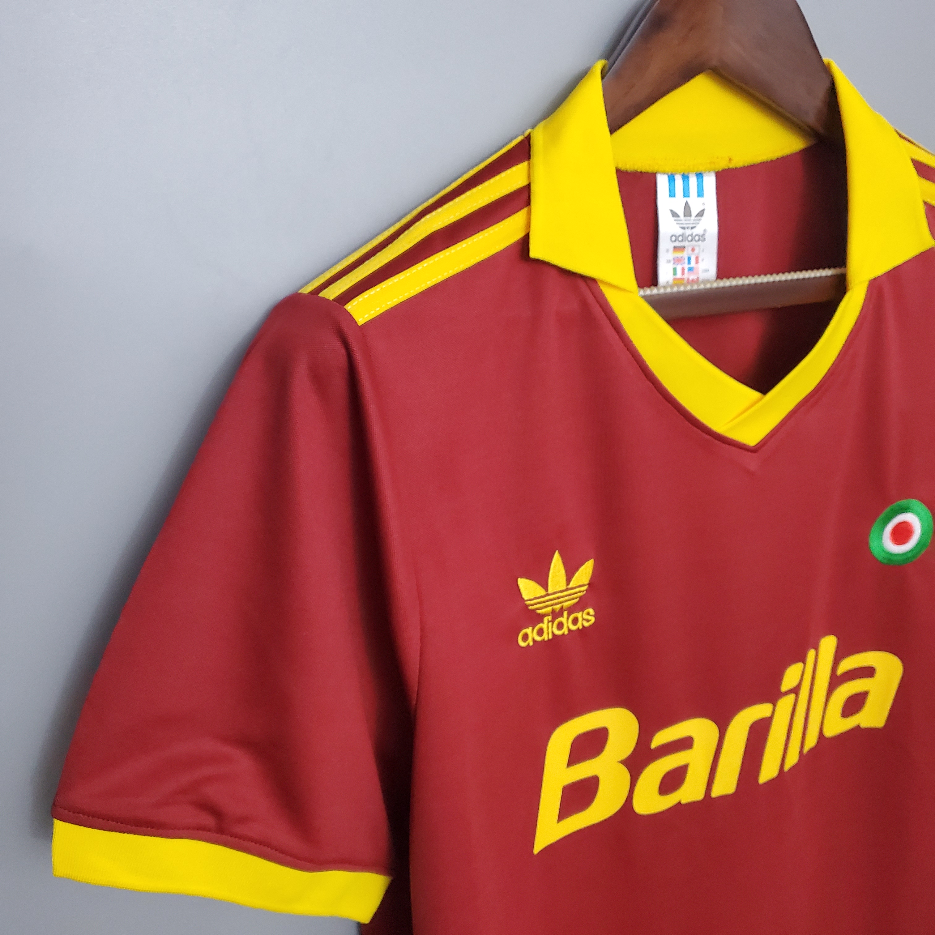 1991/92 Roma Home Vintage Shirt