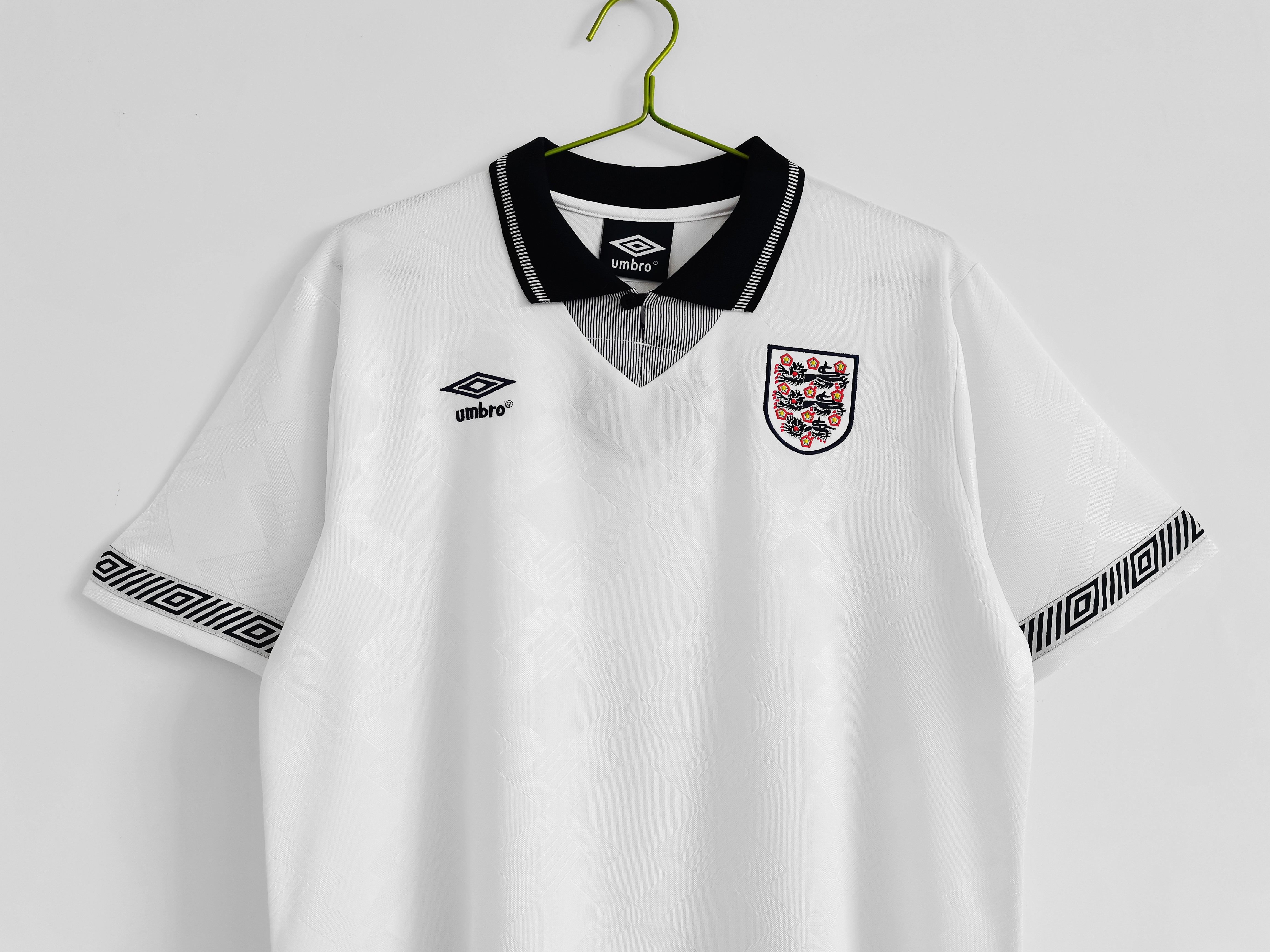 1990 England home national team retro jersey
