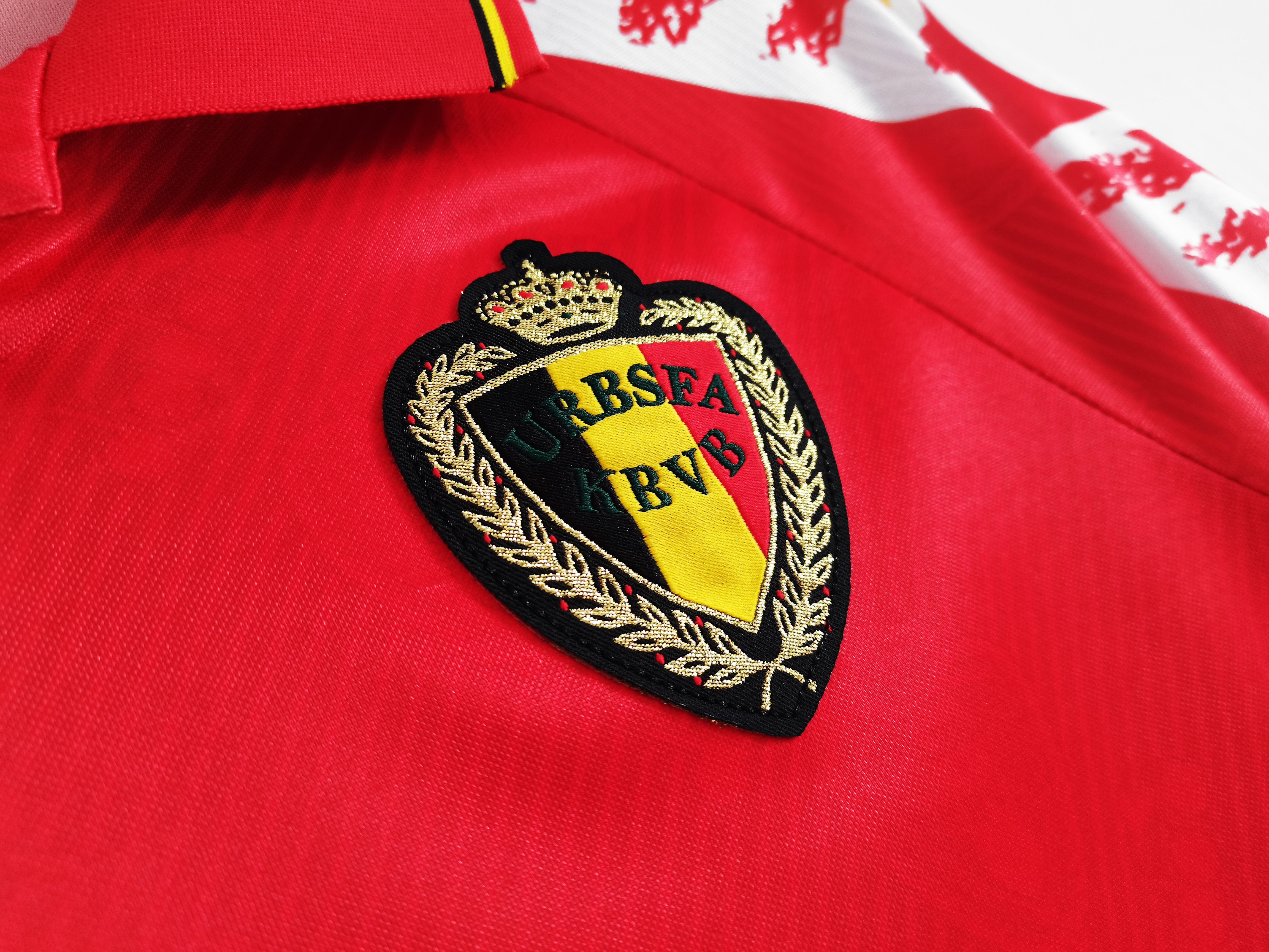 1995 Belgium home national team retro jersey