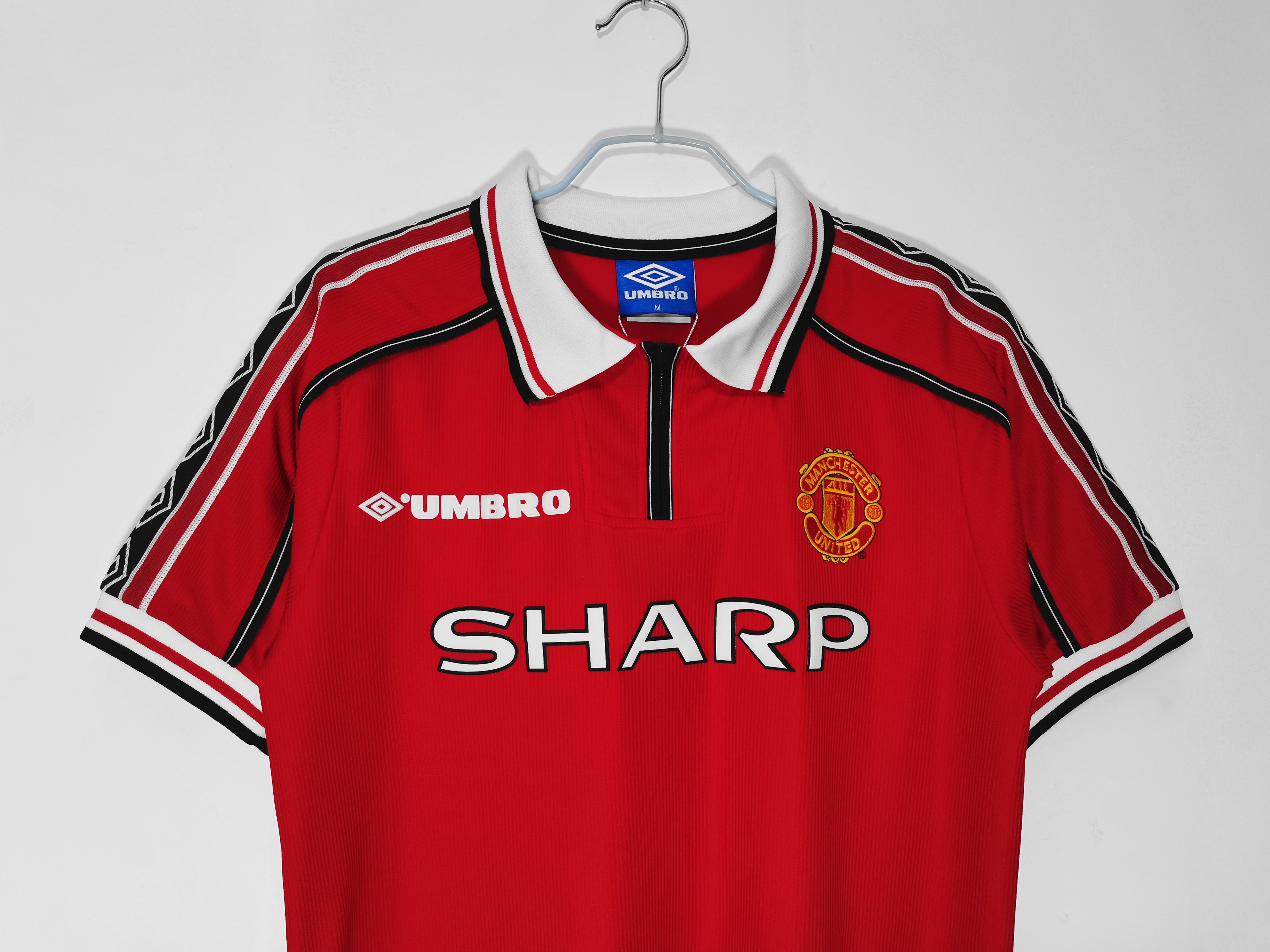 1998 Manchester United home MUFC retro football jersey