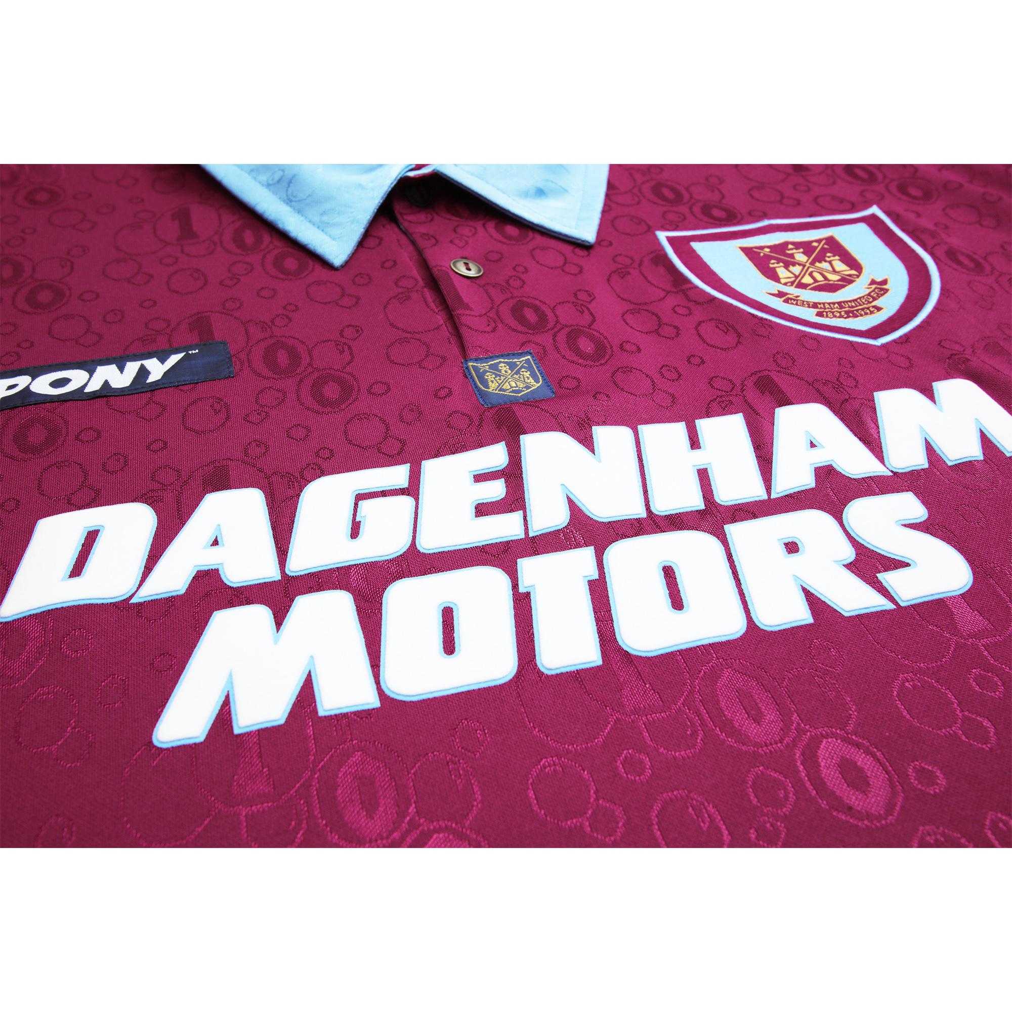 1995/96 West Ham Home Retro Football Shirt